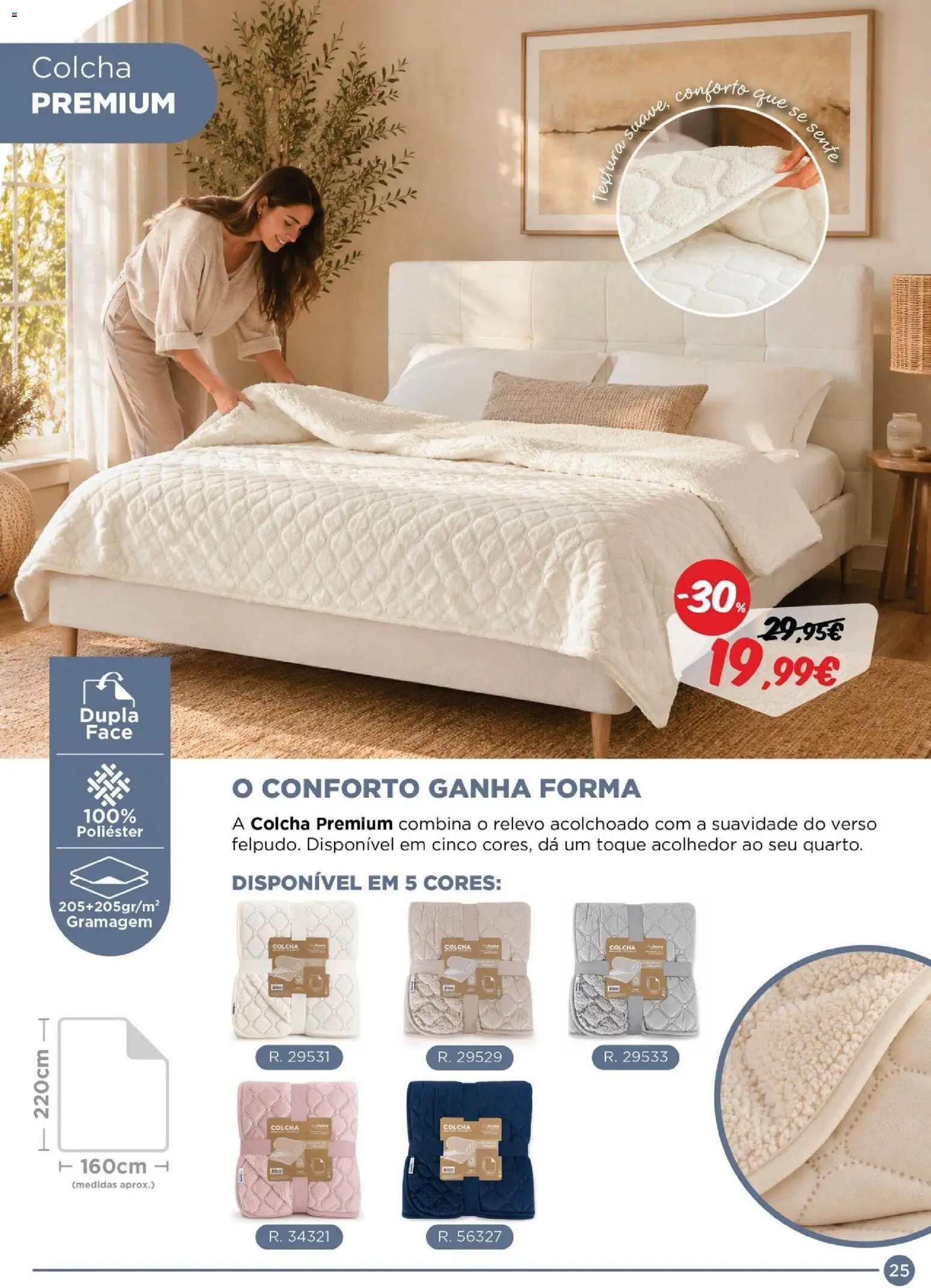Espaço Casa Catálogo de Mantas 2026 │ válido de 28/10/2026 | Página: 25 | Produtos: Colcha