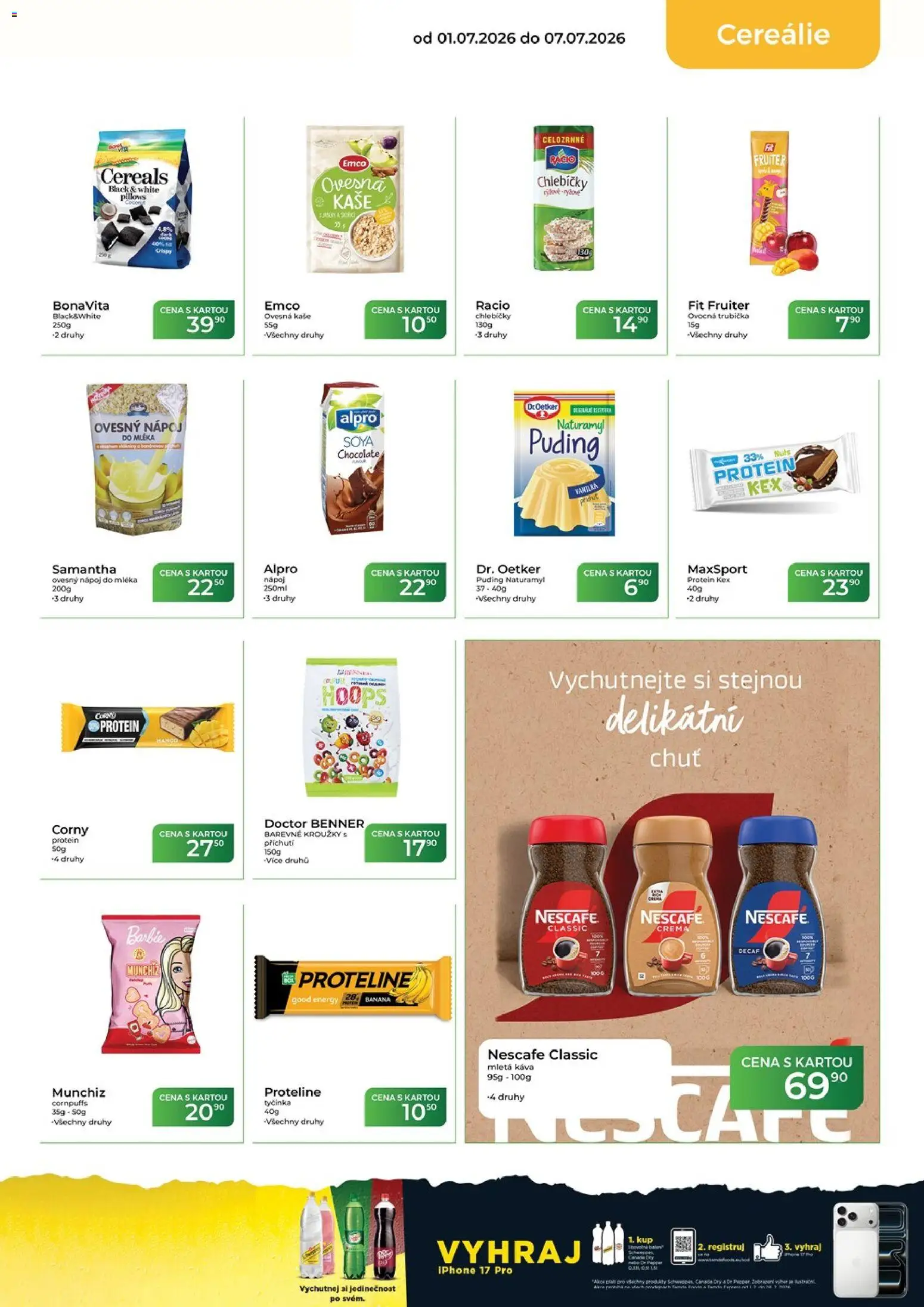 Tamda Foods leták od 01.07.2026 | Strana: 24 | Produkty: Káva, Ovesný nápoj, Nescafé, Crema