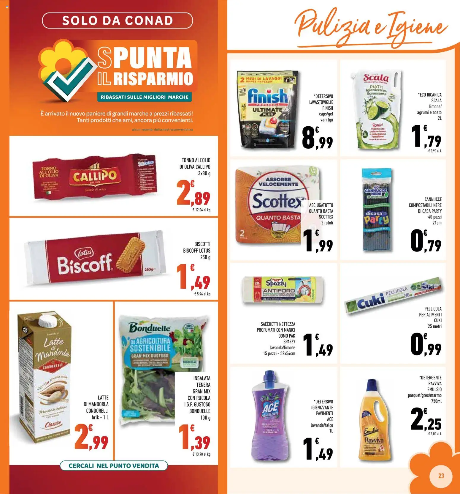 Volantino Conad del 06.05.2026 | Pagina: 23 | Prodotti: Latte, Limone, Agrumi, Mais