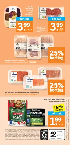 AH Runder-hamburger 4 stuks, Hamburger 4 stuks - Voorbeeld van een folder van Albert Heijn, geldig van 24-08-2026 | Pagina: 25