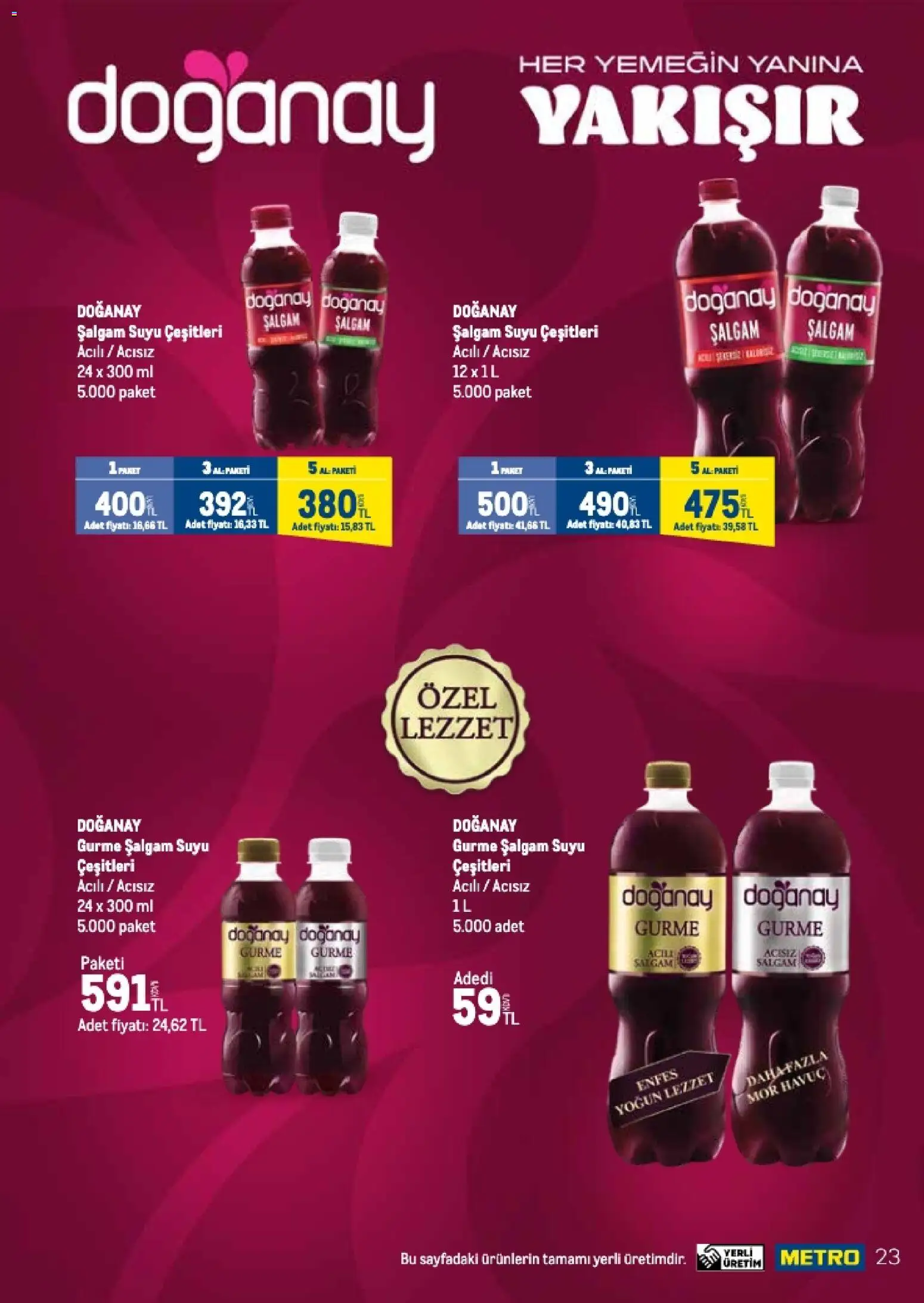 Metro - Q4 Tedarikçi Flyer - 23 Eylül 2026 tarihinden itibaren geçerlidir | Sayfa: 23 | Ürünler: Şalgam, Havuç