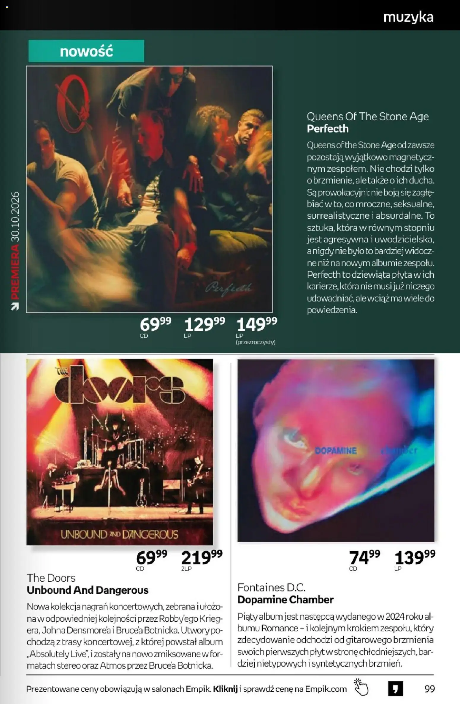 Empik promocje - Tom kultury Muzyka od 28.10.2026 | Strona: 5
