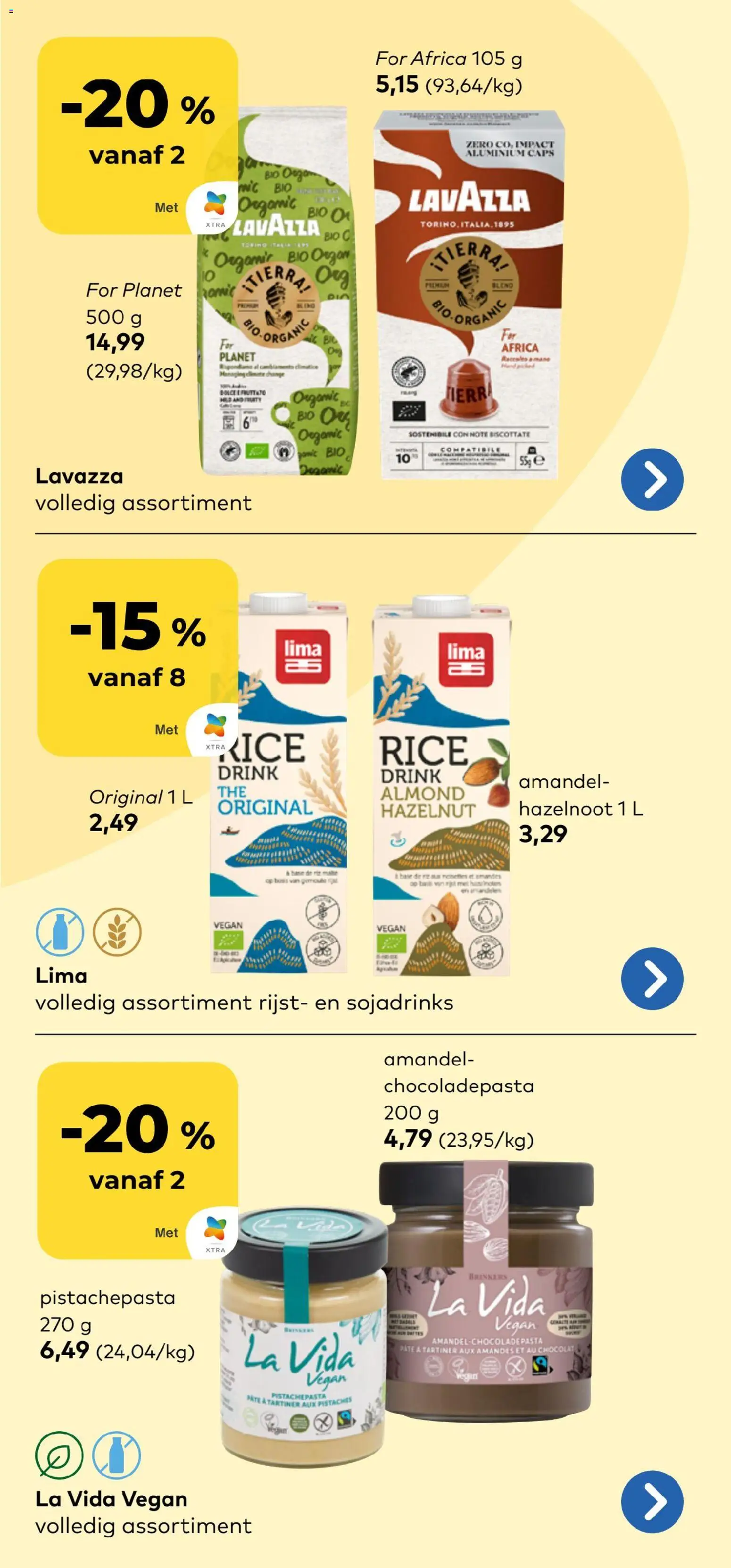 {H1} | Pagina: 5 | Producten: Rijst, Lavazza, Pistaches, La