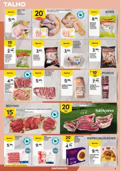 Pré-visualização Continente folheto Açores válido de 15/10/2026 | Página: 6 | Produtos: Frango, Hambúrguer, Carne, Salsichas