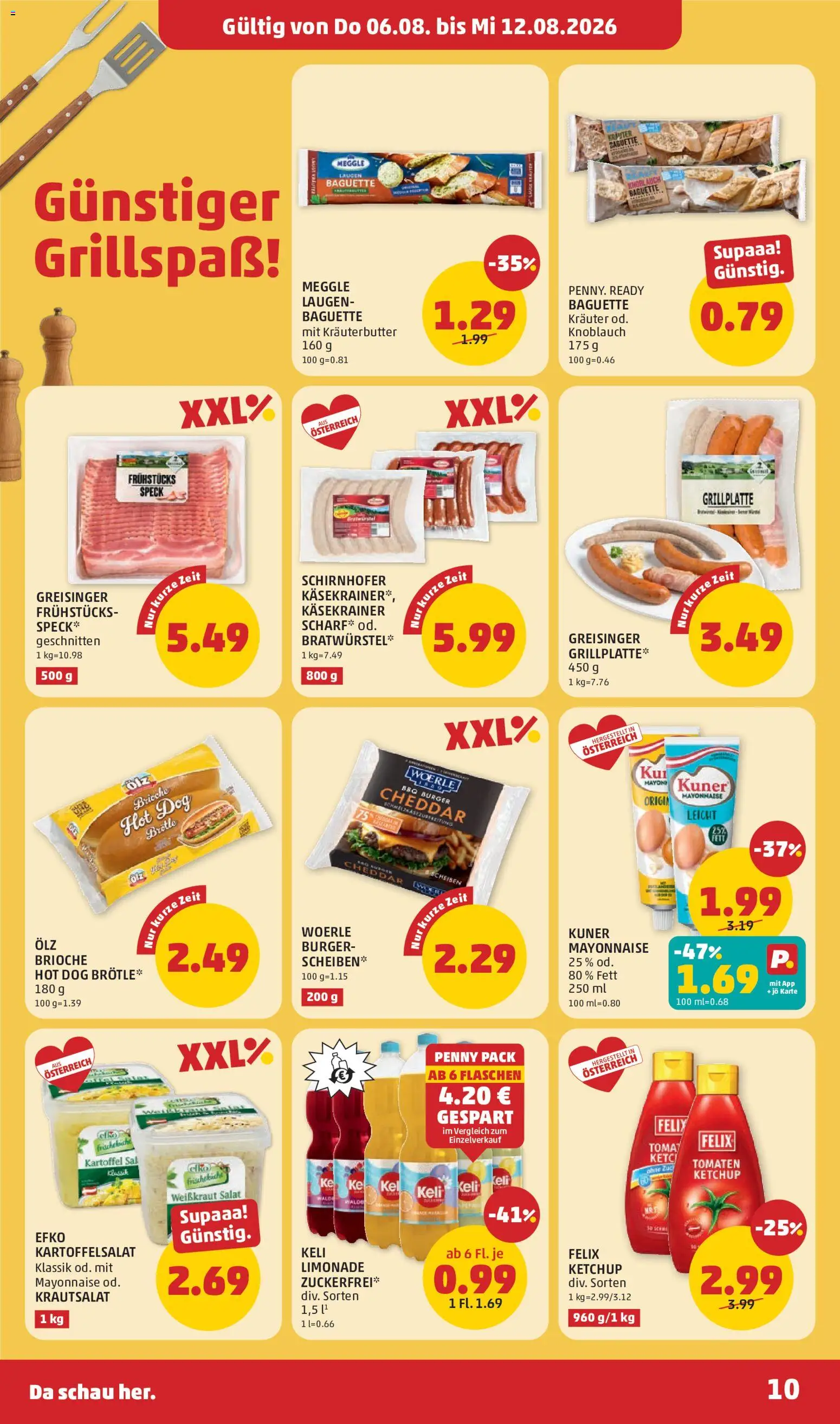 Penny Markt - Flugblatt gültig ab 06.08.2026 | Seite: 10