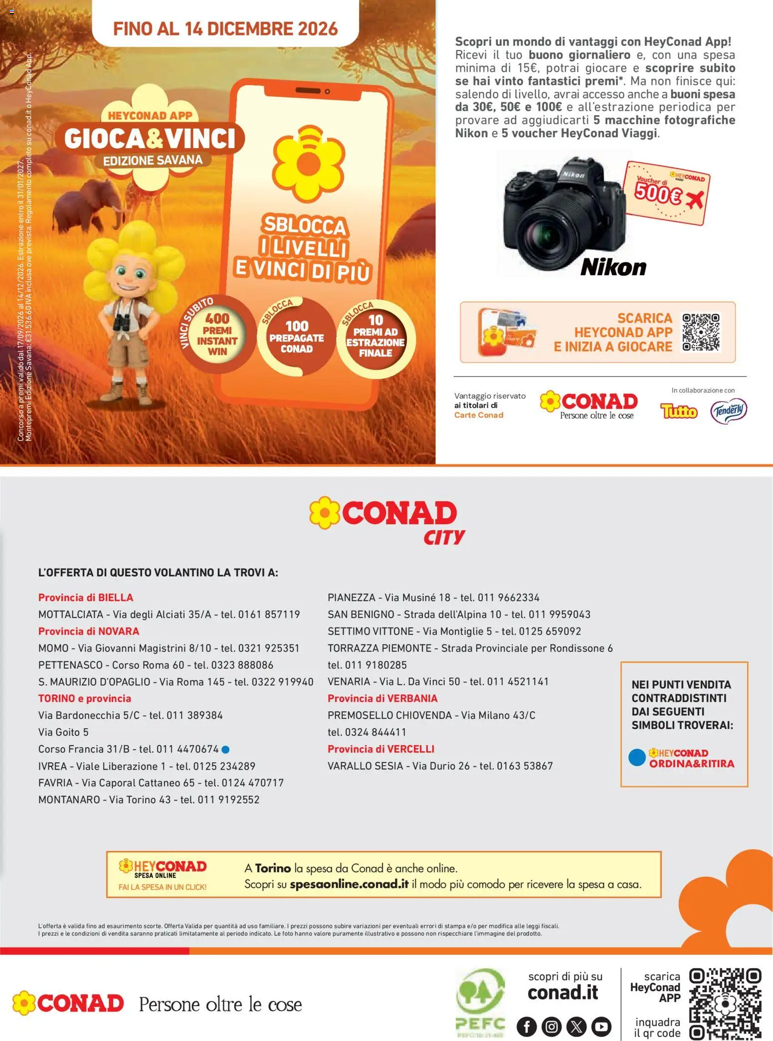 Volantino Conad del 01/10/2026 | Pagina: 4 | Prodotti: Stampa