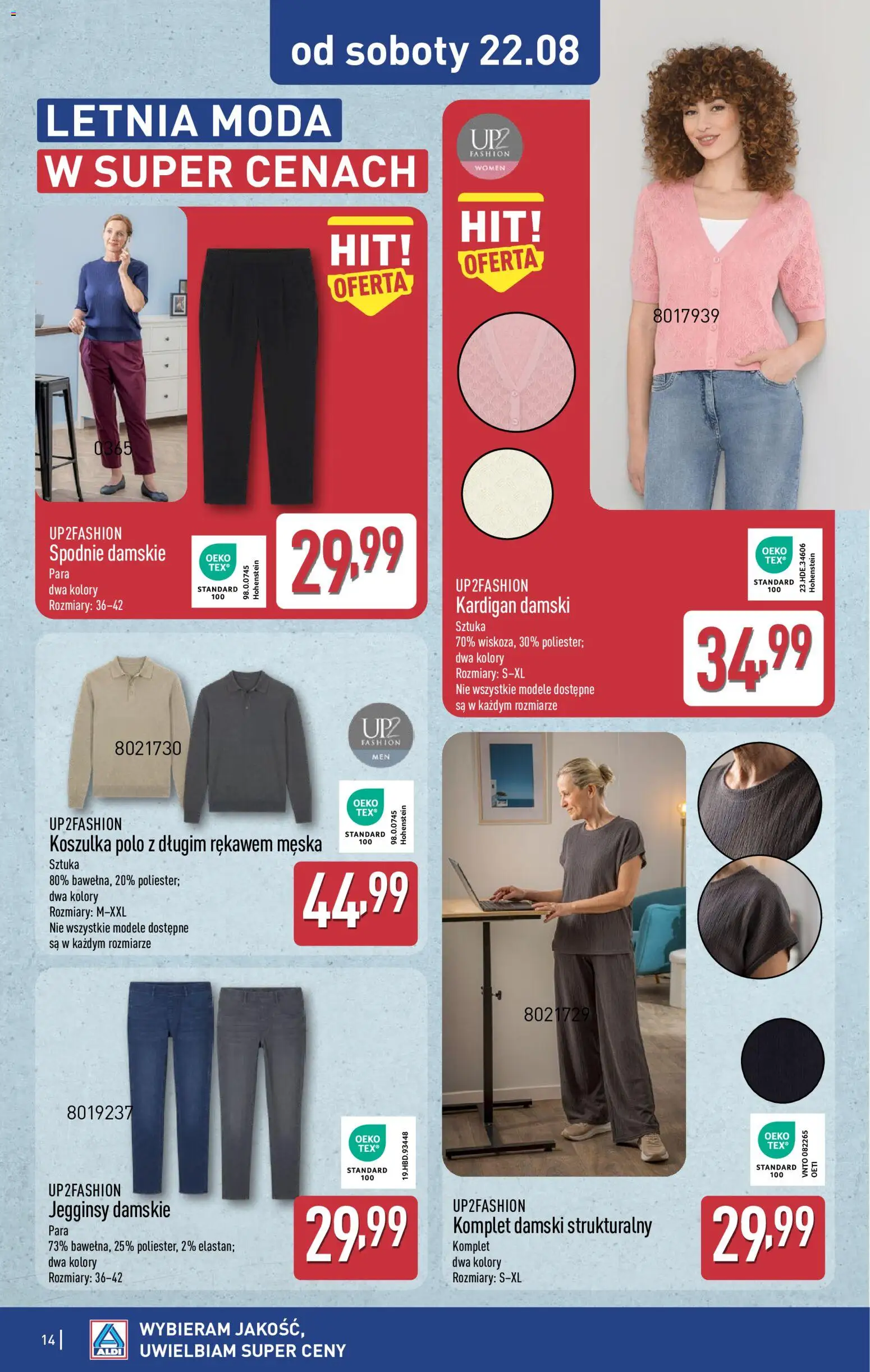 Aldi Polsko leták - Ostatnie sztuki w wybranych sklepach od 18.08.2026 | Strana: 14