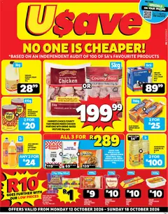 Usave specials catalogue – valid from 12/10/2026