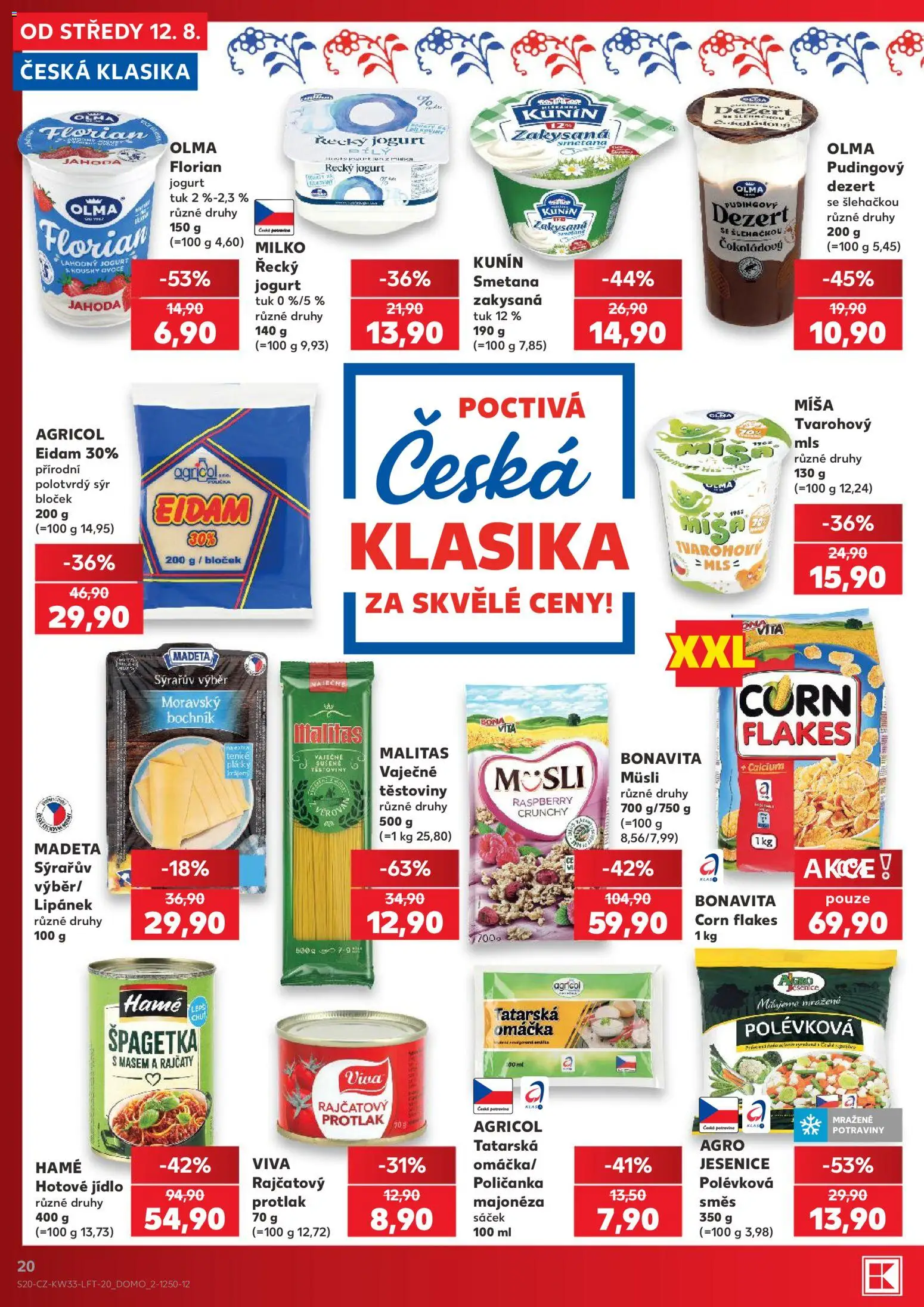 Kaufland leták - Praha 8 od 12.08.2026 | Strana: 20