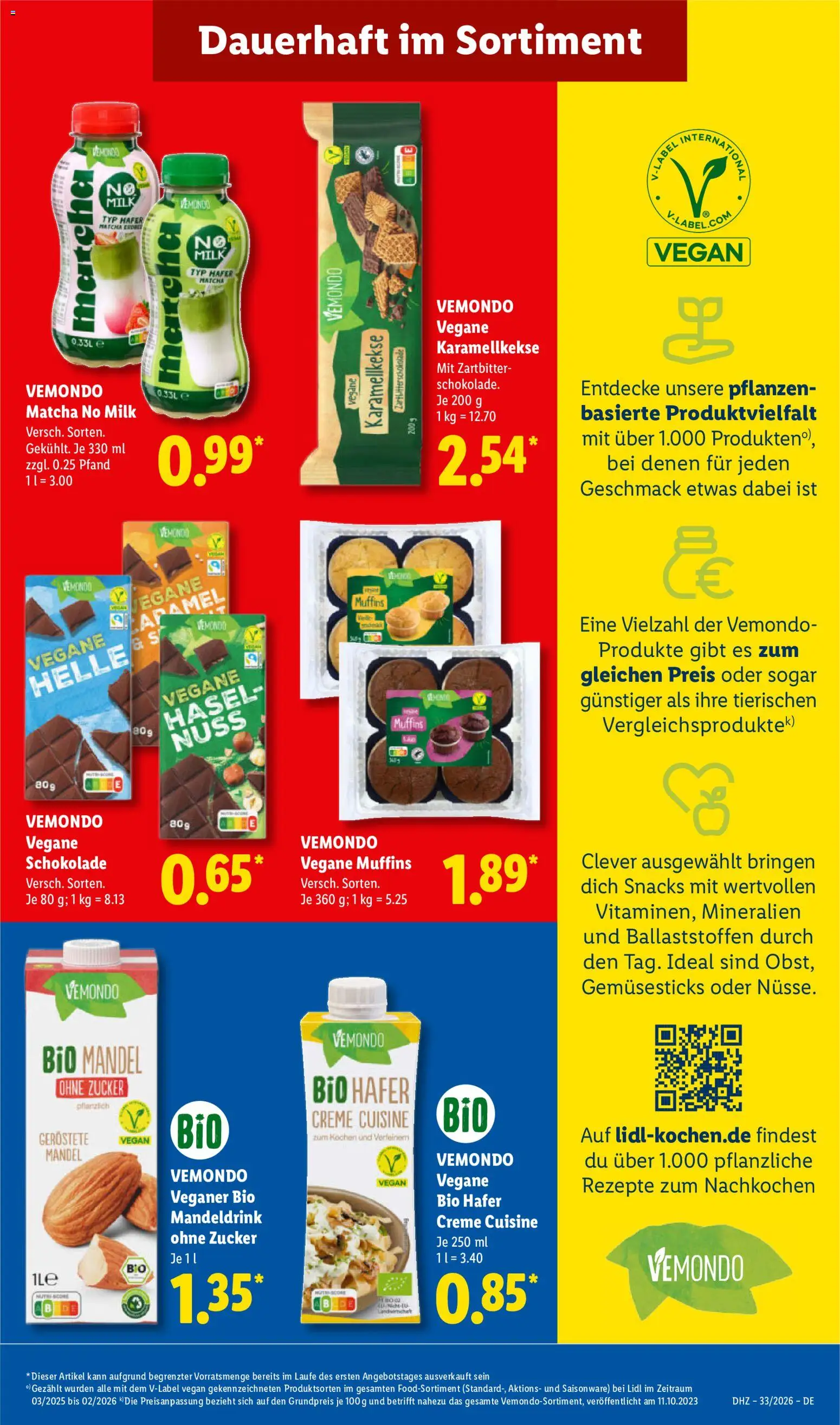 Lidl Německo leták od 10.08.2026 | Strana: 15 | Produkty: Vegan, Matcha, Clever