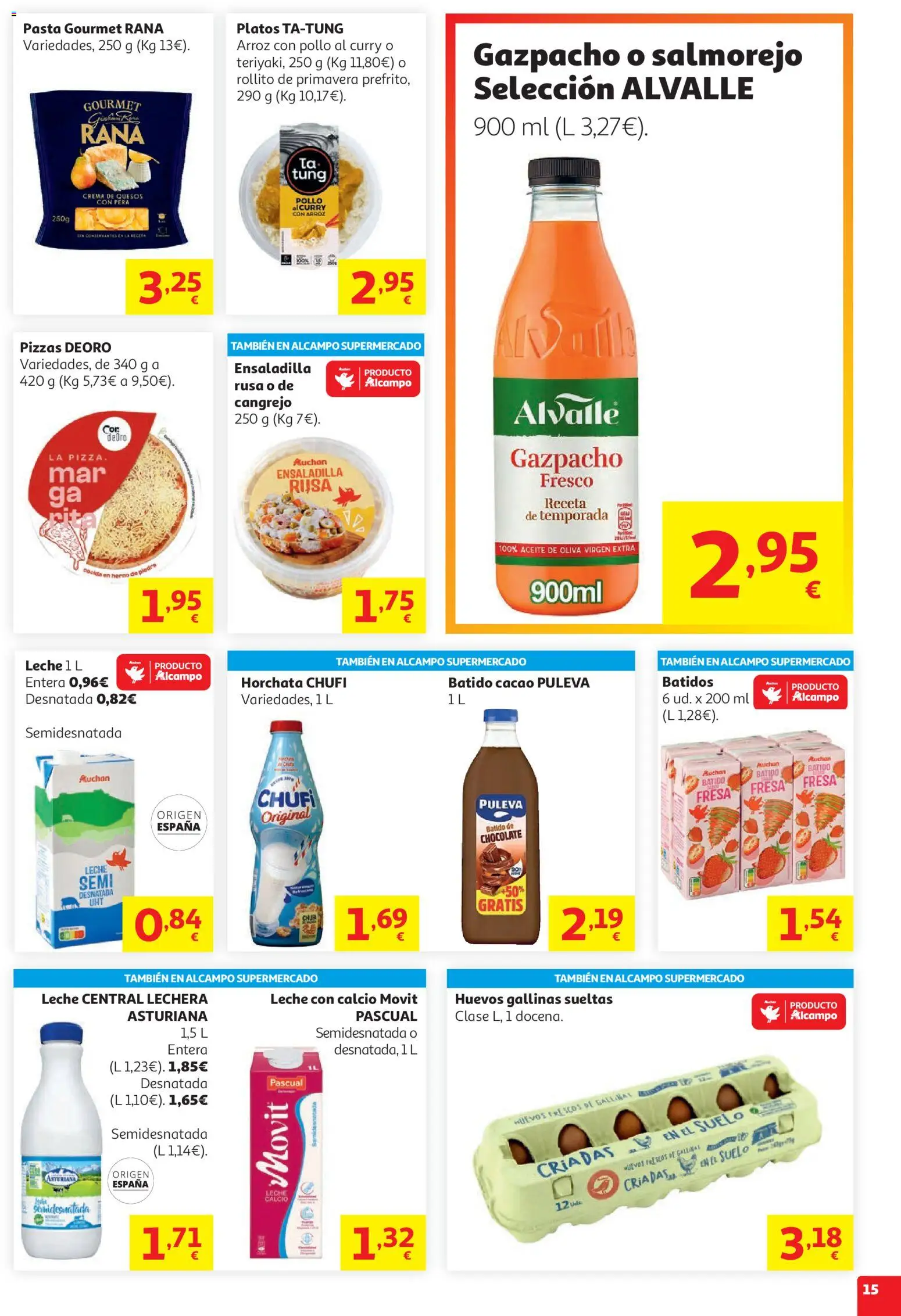 Alcampo HG Unico Mad │ válido desde el 05.05.2026 | Página: 16 | Productos: Ensaladilla, Chocolate, Arroz, Aceite de oliva