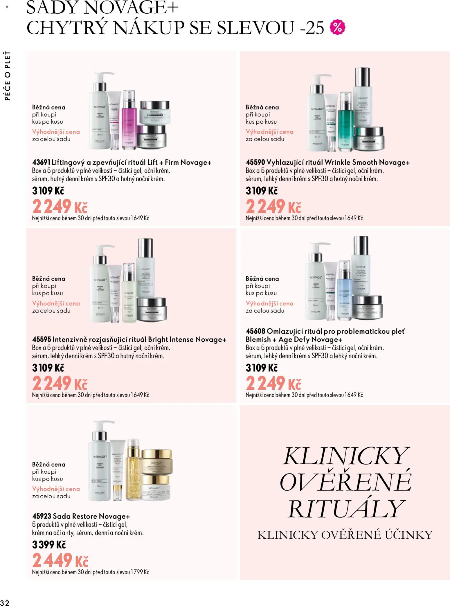 Oriflame katalog Novage+ Proceuticals od 30.09.2026 | Strana: 32 | Produkty: Box, Krém