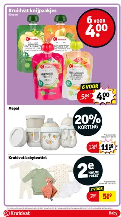 Kruidvat folder week 25 - Voorbeeld van een folder van Kruidvat, geldig van 16.06.2026 | Pagina: 78 | Producten: Erwt, Yoghurt, Sokken, Appel