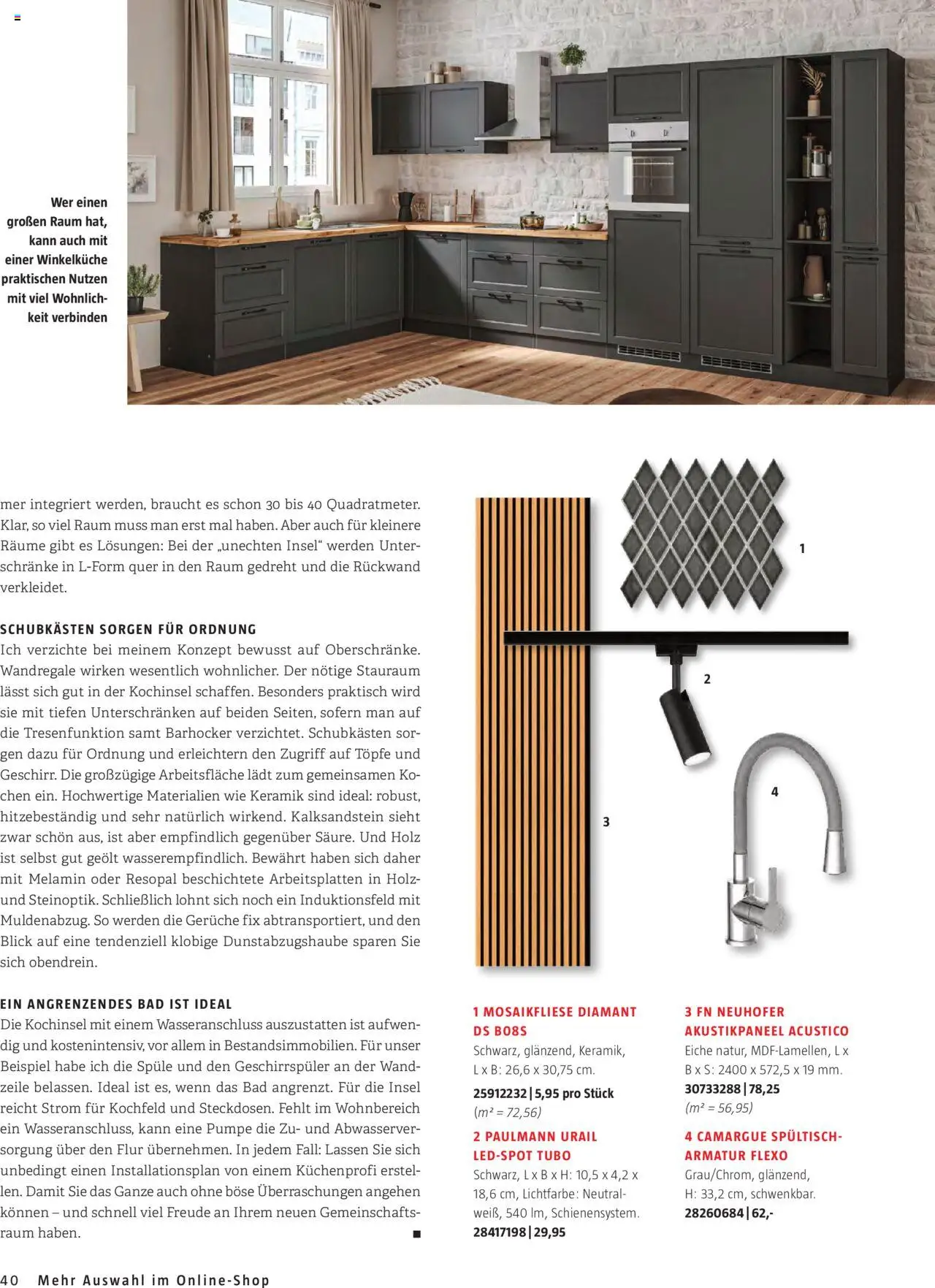 Bauhaus Passt! gültig ab 01.10.2025 | Seite: 40 | Produkte: Kochfeld, Geschirrspüler, Bad