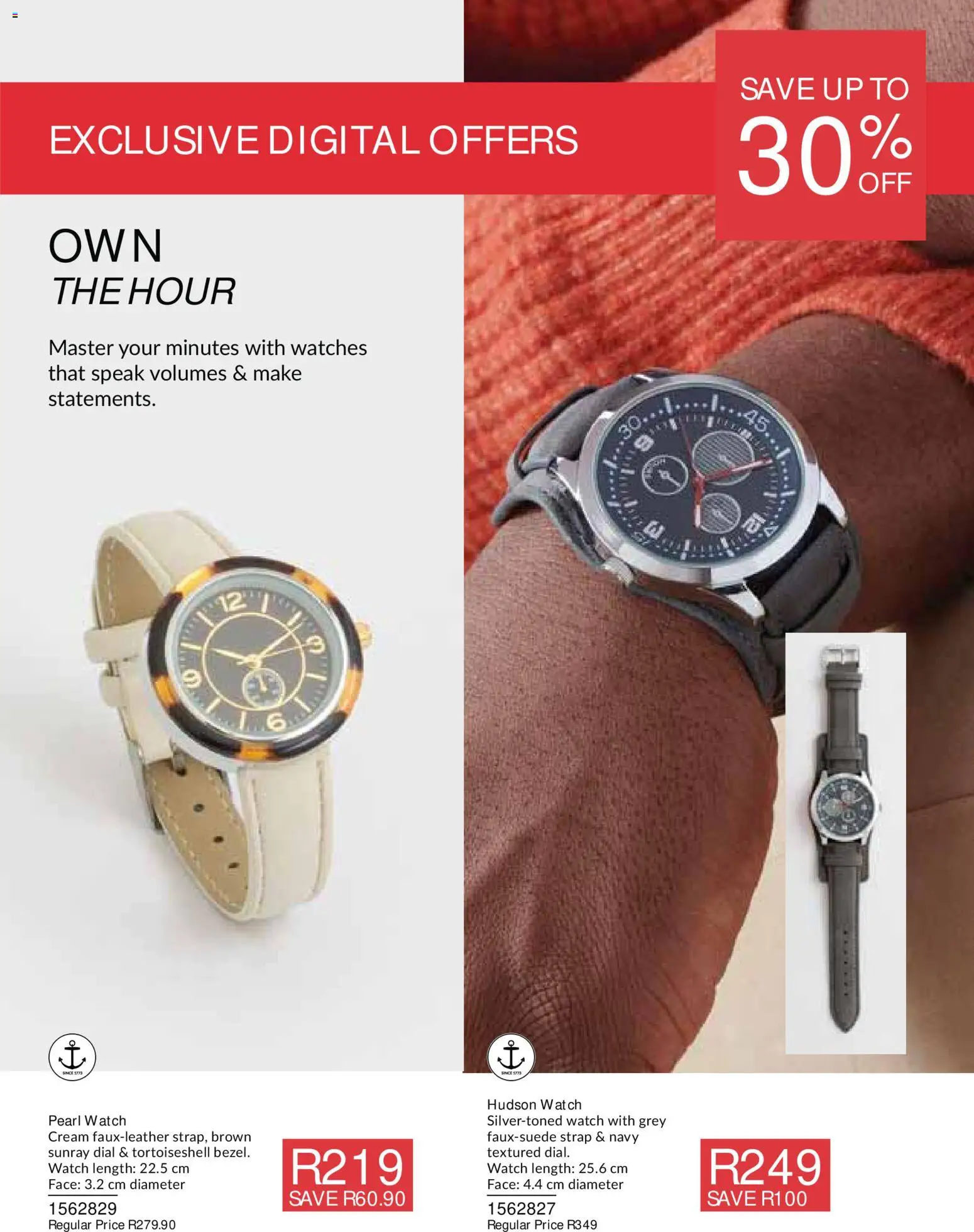 New Avon catalogue – valid from 01/07/2026 | Page: 179 | Products: Watch, Cream