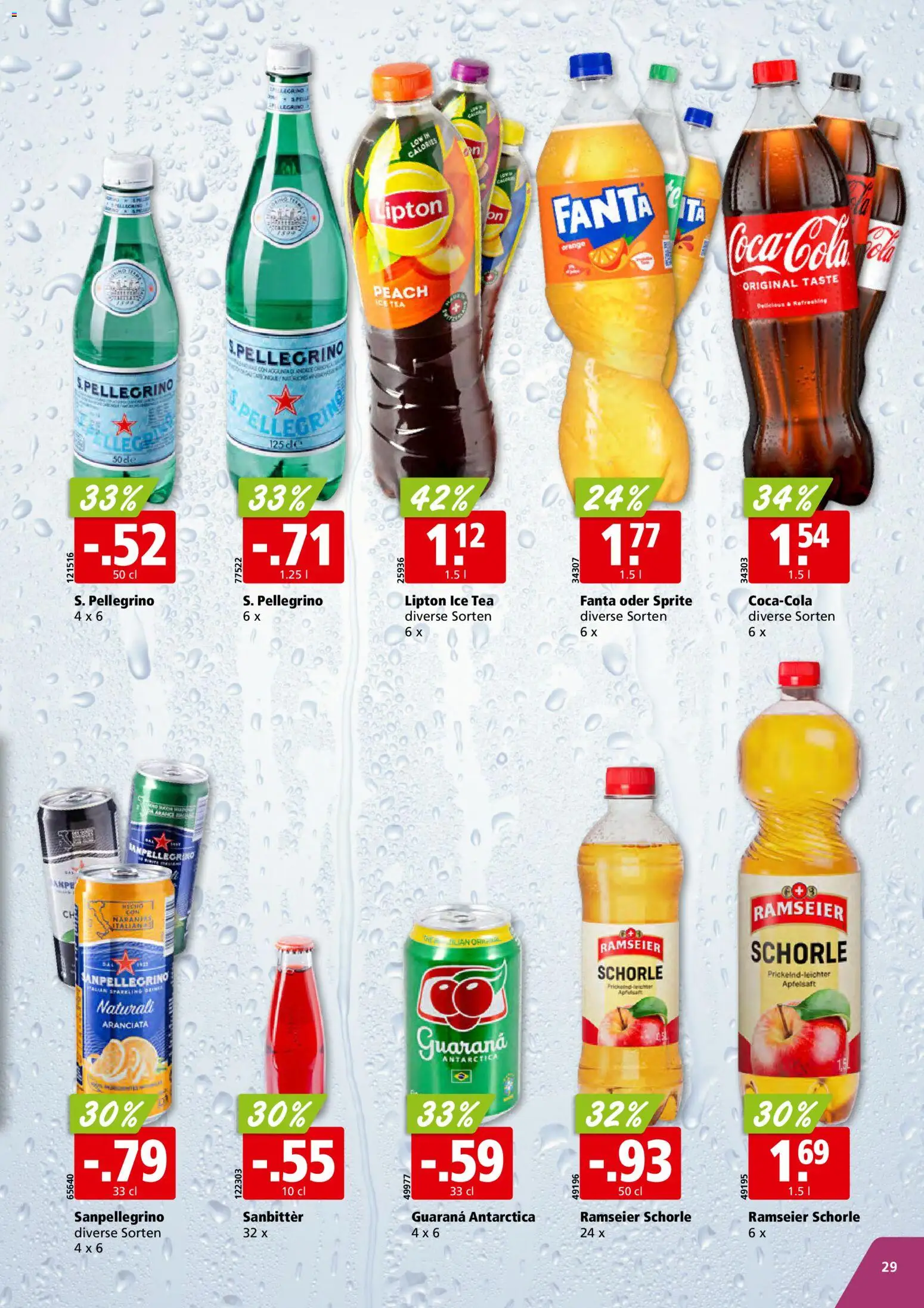 Aligro aktionen – gültig ab 20.07.2026 | Seite: 29 | Produkte: Fanta, Sprite, Apfelsaft