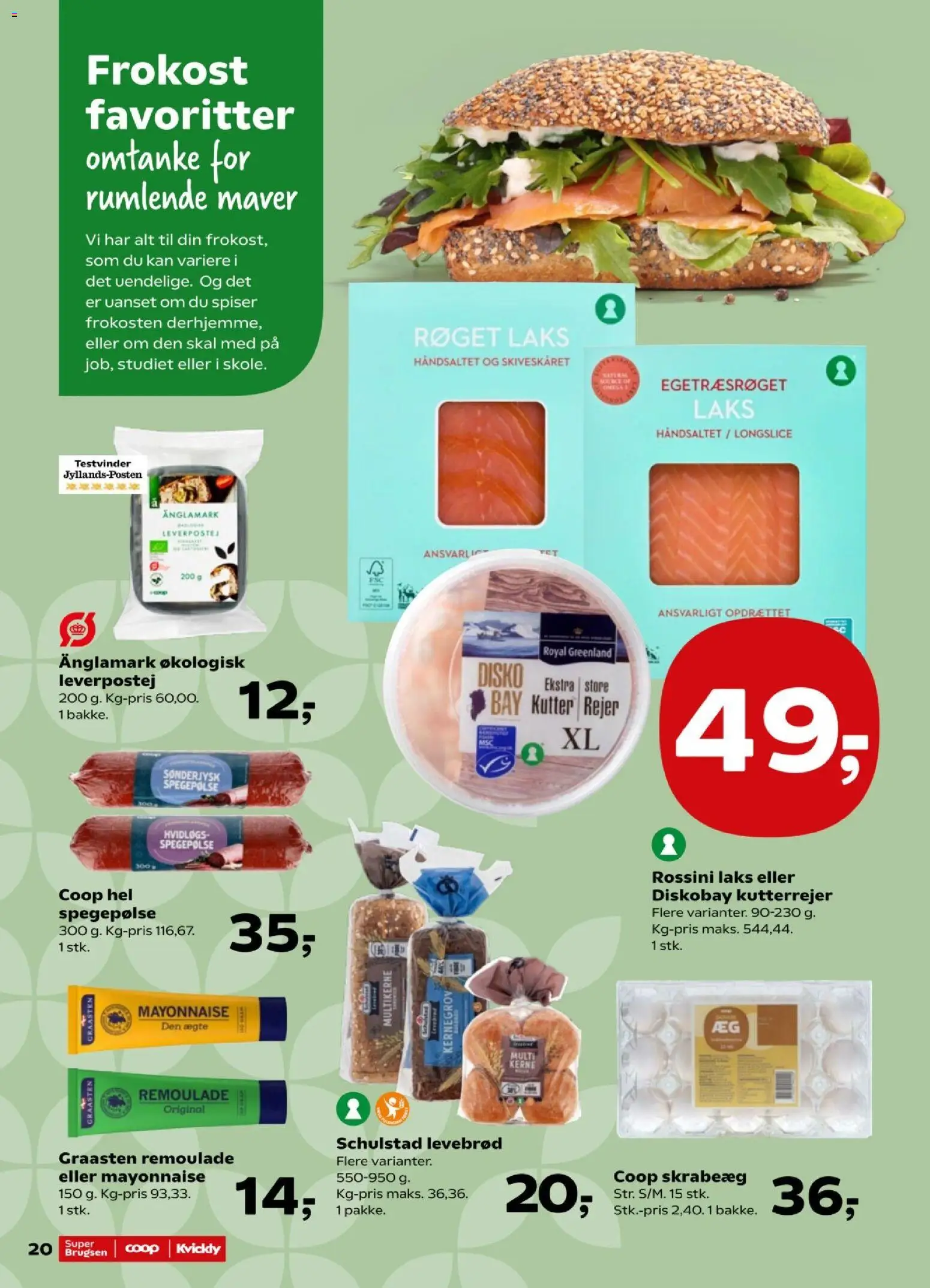 Kvickly tilbudsavis – gyldig fra 02/10/2026 | Side: 20 | Produkter: Spegepølse, Leverpostej, Remoulade, Søm