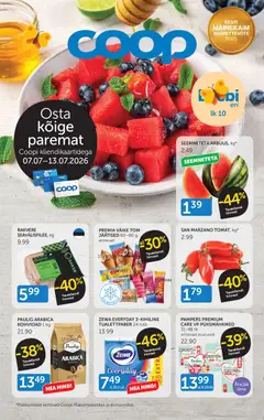 Coop kliendilehe eelvaade alates 07.07.2026