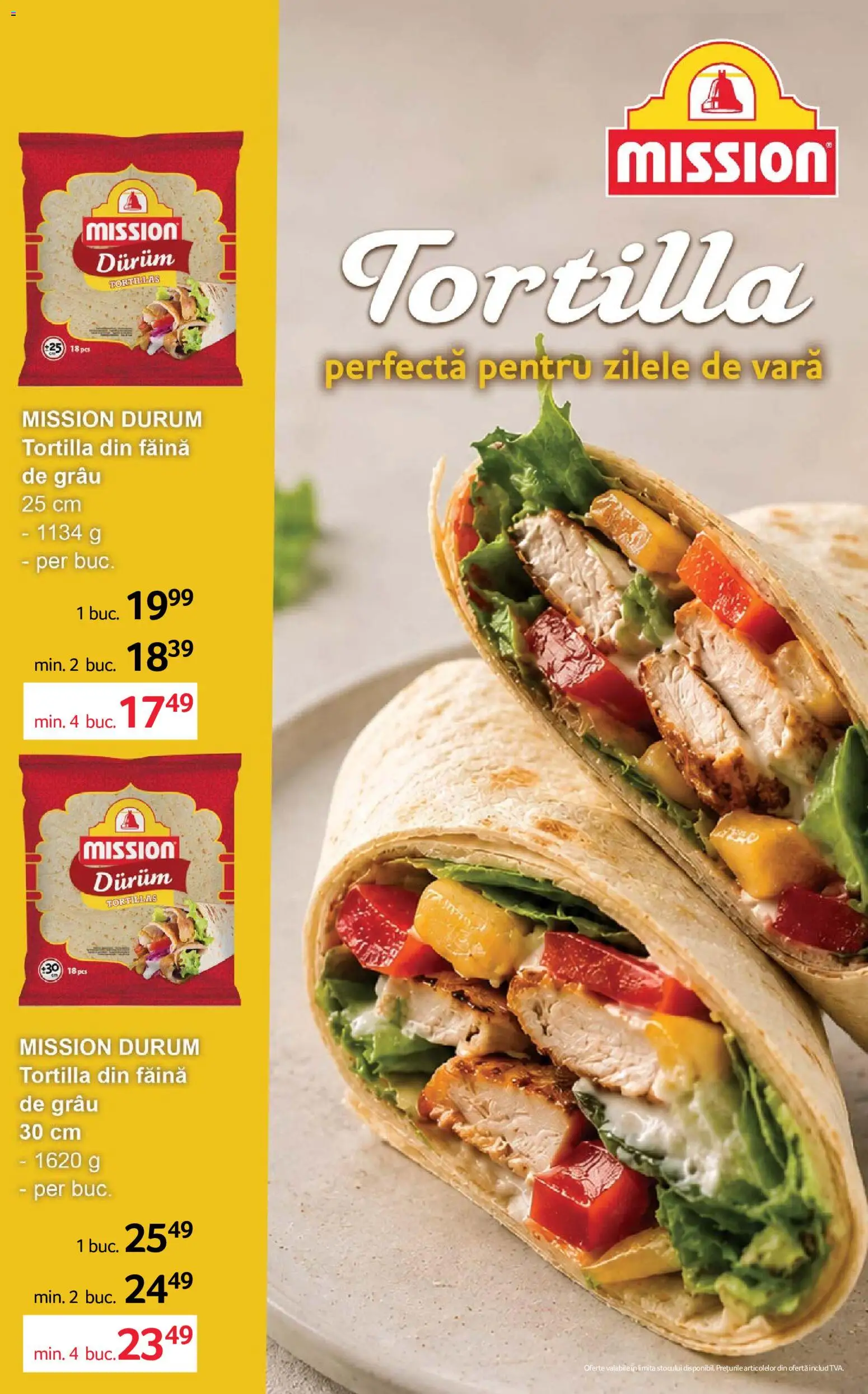 Noul catalog Selgros – valabil de la 26.06.2026 | Pagină: 14 | Produse: Făină, Tortillas