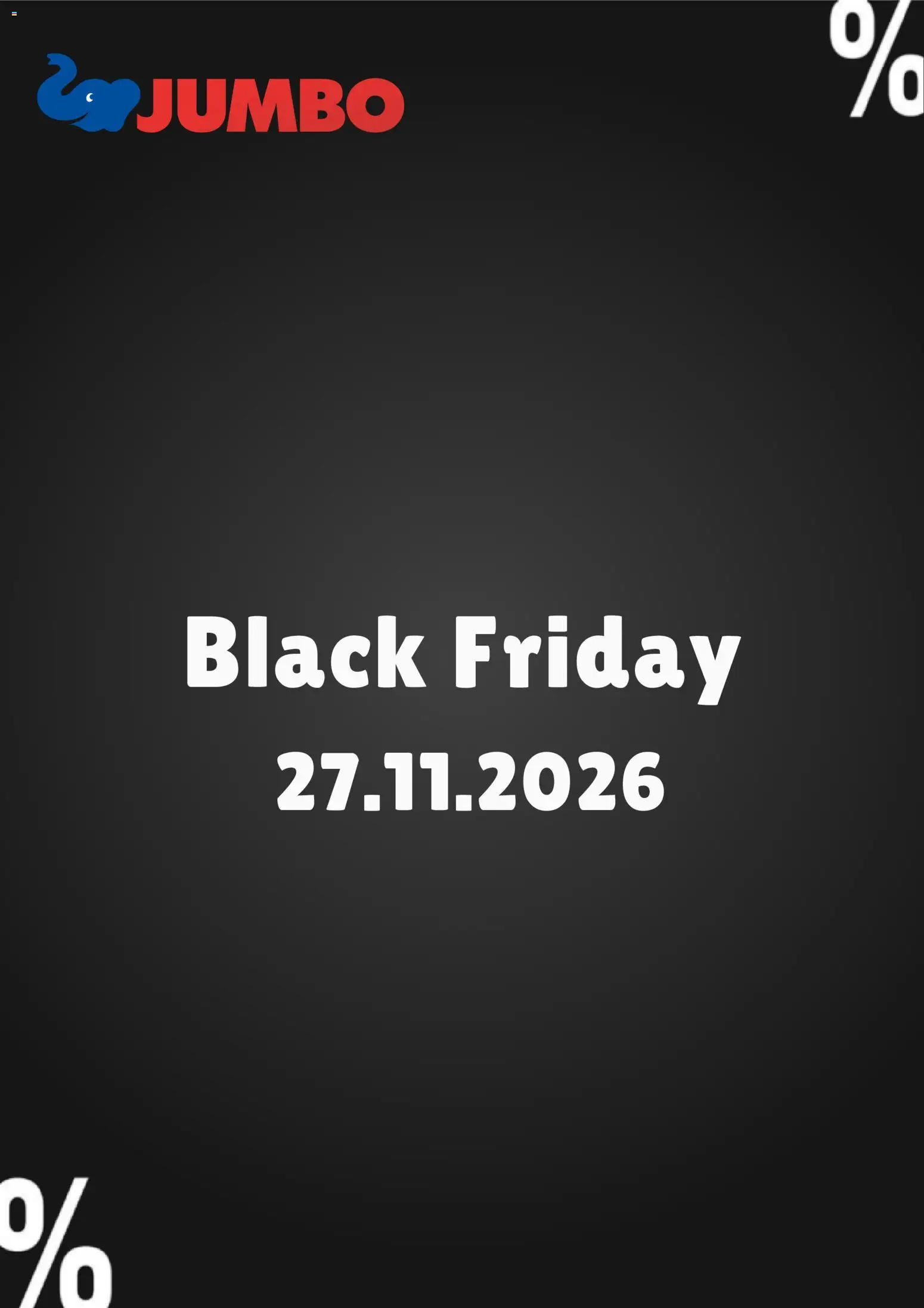 Jumbo Black Friday Vorankündigung – gültig ab 23.10.2026 | Seite: 1