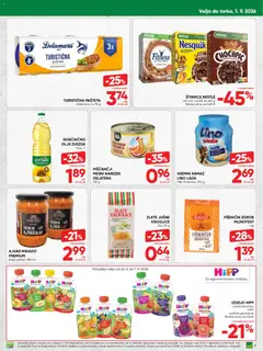 Tuš katalog akcije – veljaven od 19.08.2026 | Stran: 11 | Izdelki: Narezek, Namaz, Olje, Pšenični zdrob