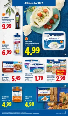 Lidl-mainoslehti voimassa 30/07/2026 alkaen | Sivu: 9