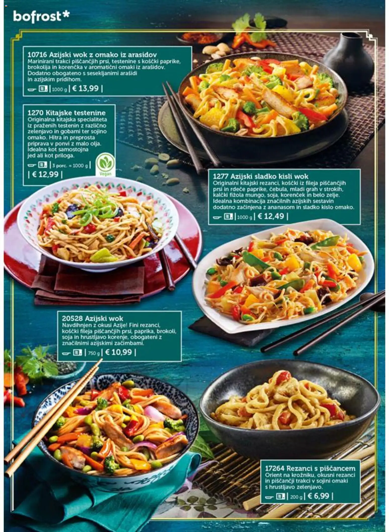 Novi Bofrost katalog ponudbe – veljaven od 01.07.2026 | Stran: 36 | Izdelki: Rezanci, Testenine, Korencek, Grah