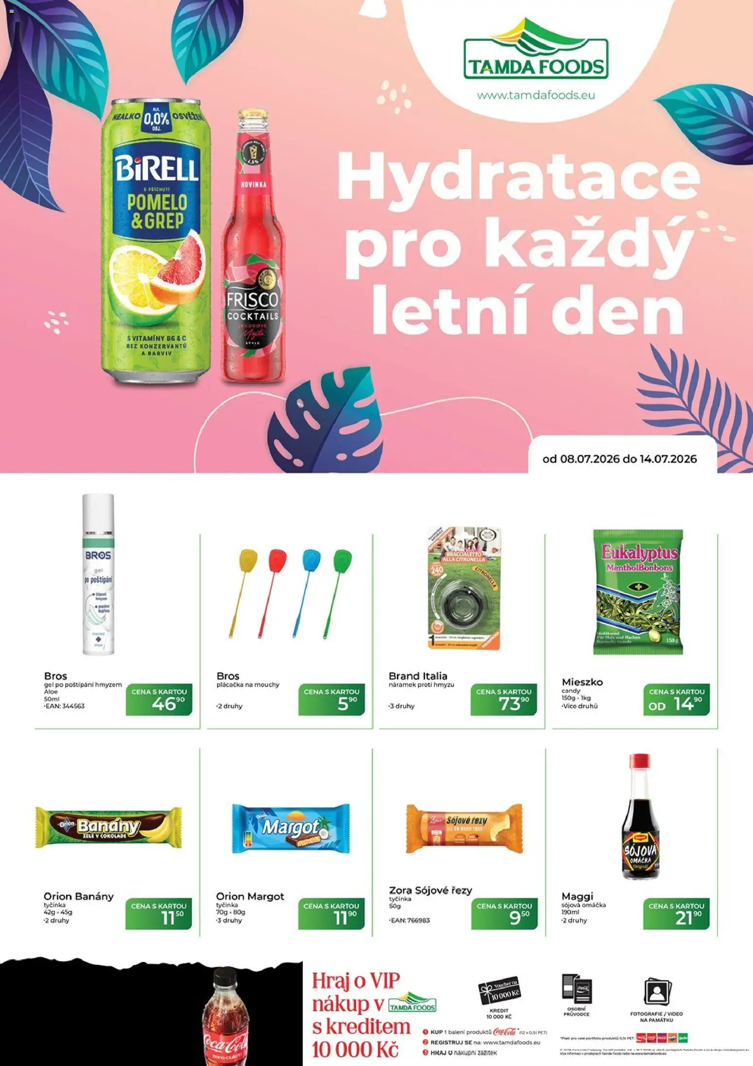 Tamda Foods leták od 08.07.2026 | Strana: 1 | Produkty: Maggi, Banány, Eukalyptus, Vitamíny