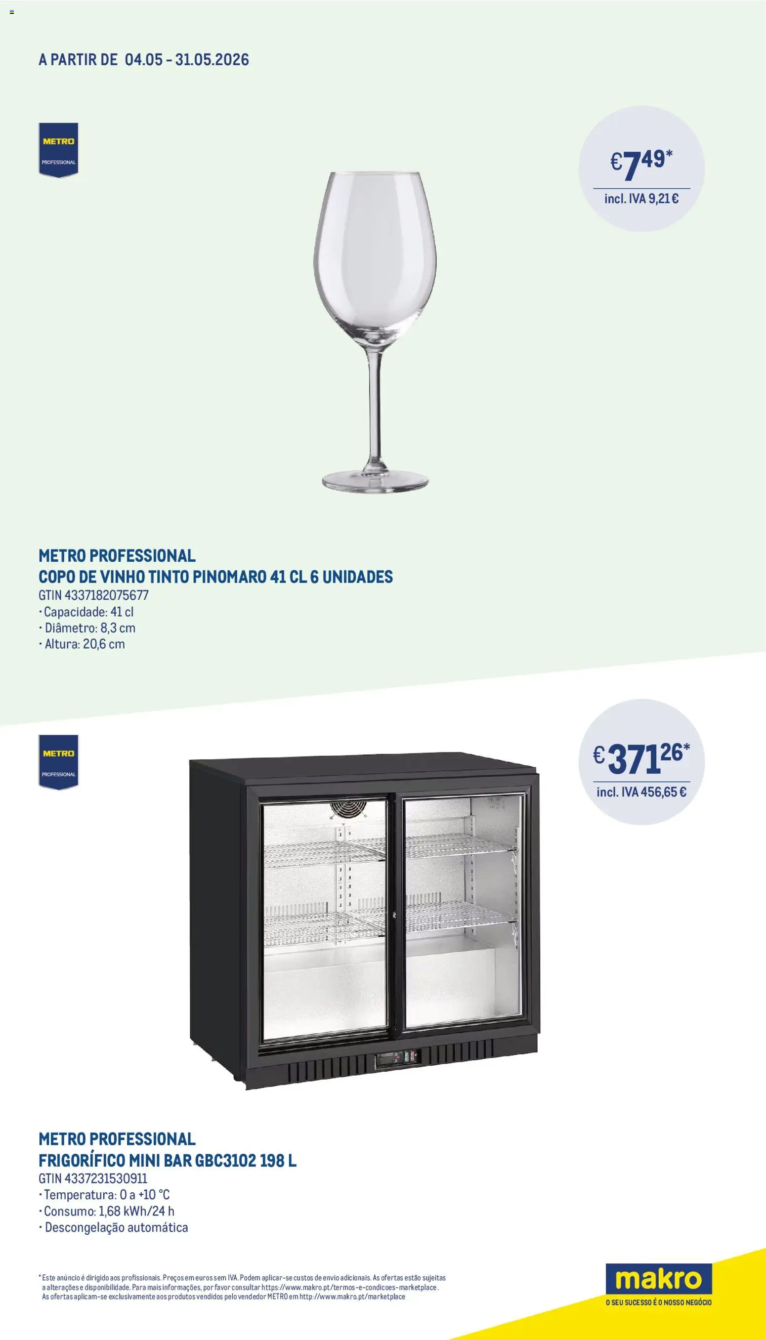Makro Equipe o seu negócio e poupe │ válido de 04.05.2026 | Página: 4