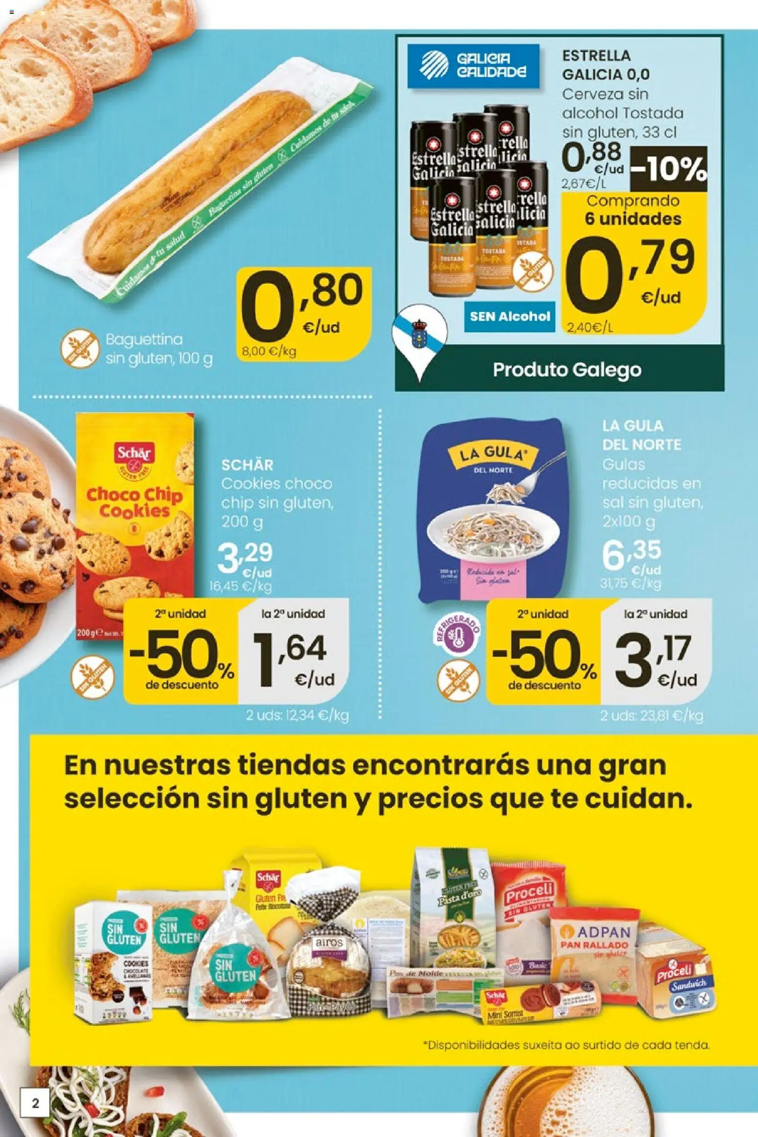 Eroski Quieres ahorrar conmigo │ válido desde el 14.05.2026 | Página: 2 | Productos: Chocolate, Pasta, Té, Σανίδα