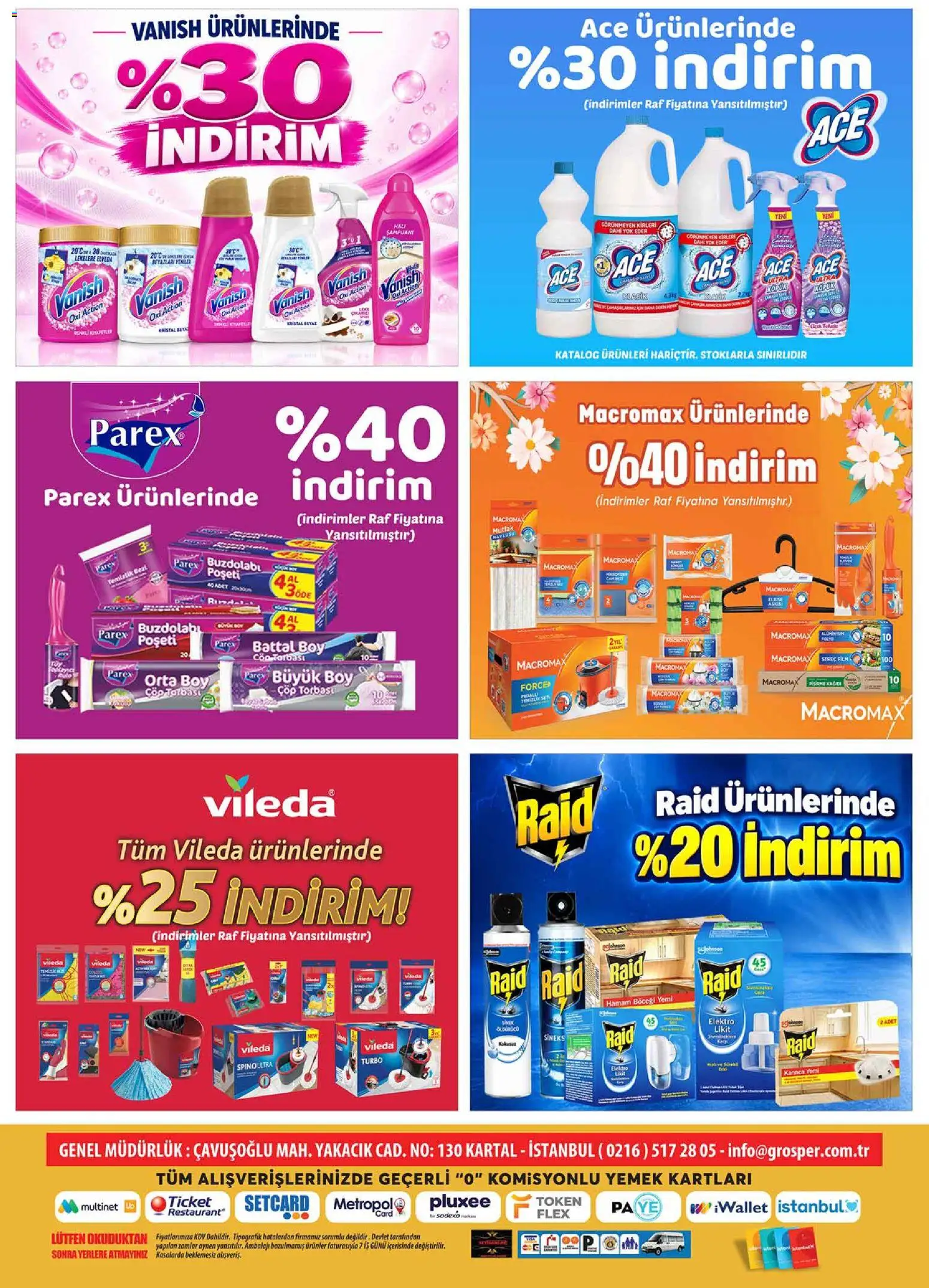 Grosper Katalog - 16 Eylül 2026 tarihinden itibaren geçerlidir | Sayfa: 15 | Ürünler: Raf, Çöp torbası, Buzdolabı