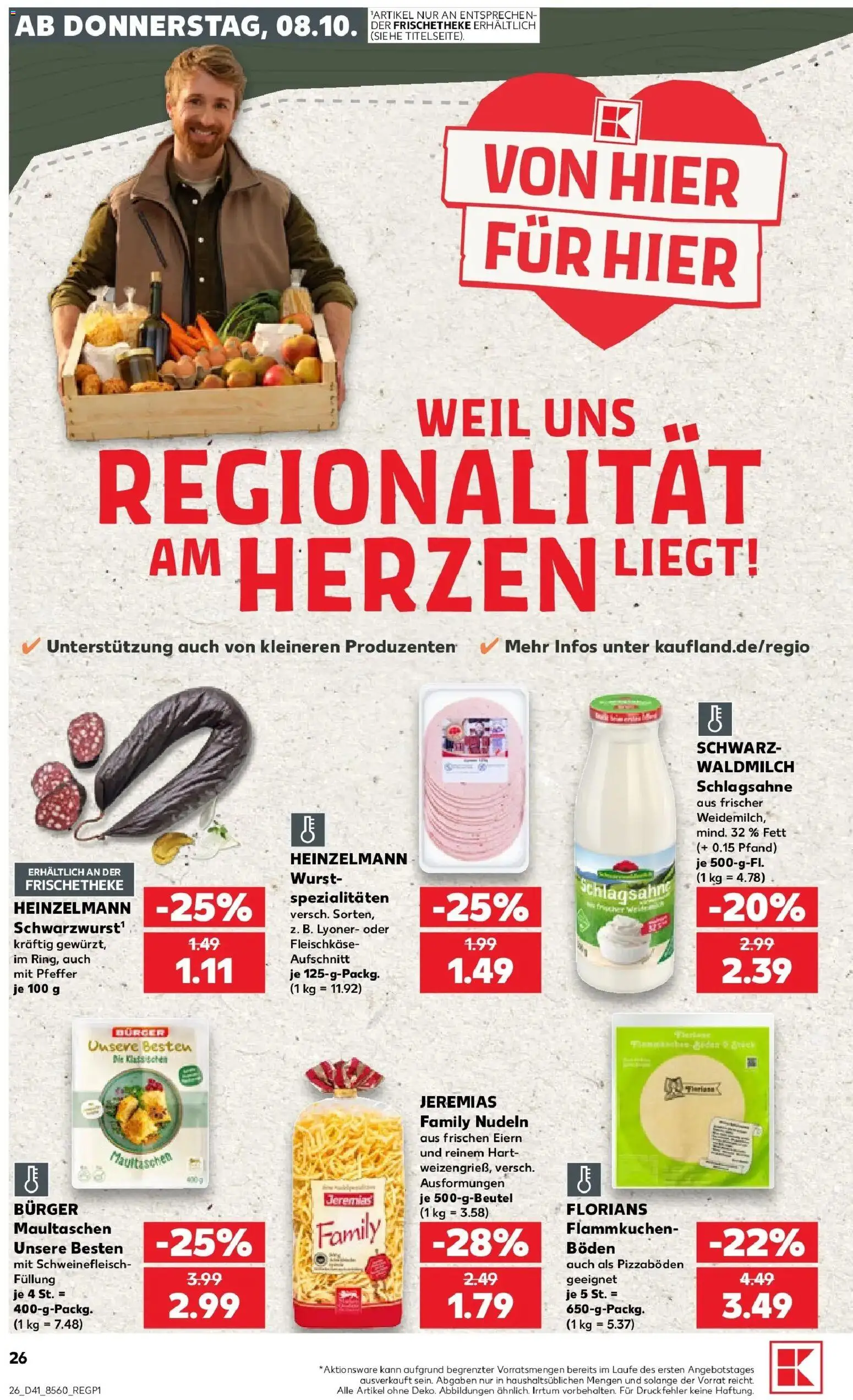 Prospekt Kaufland ab 08.10.2026 » Angebote Online zum Blättern | Seite: 26