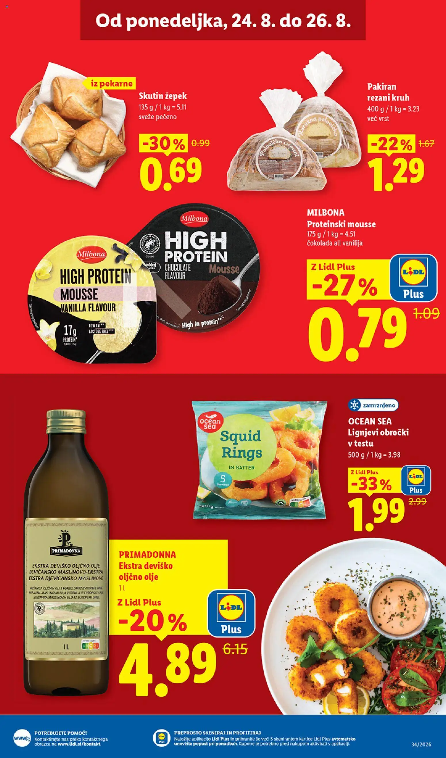 Novi Lidl katalog ponudbe – veljaven od 20.08.2026 | Stran: 43 | Izdelki: Olivno olje, Oljčno olje, Olive, Cokolada