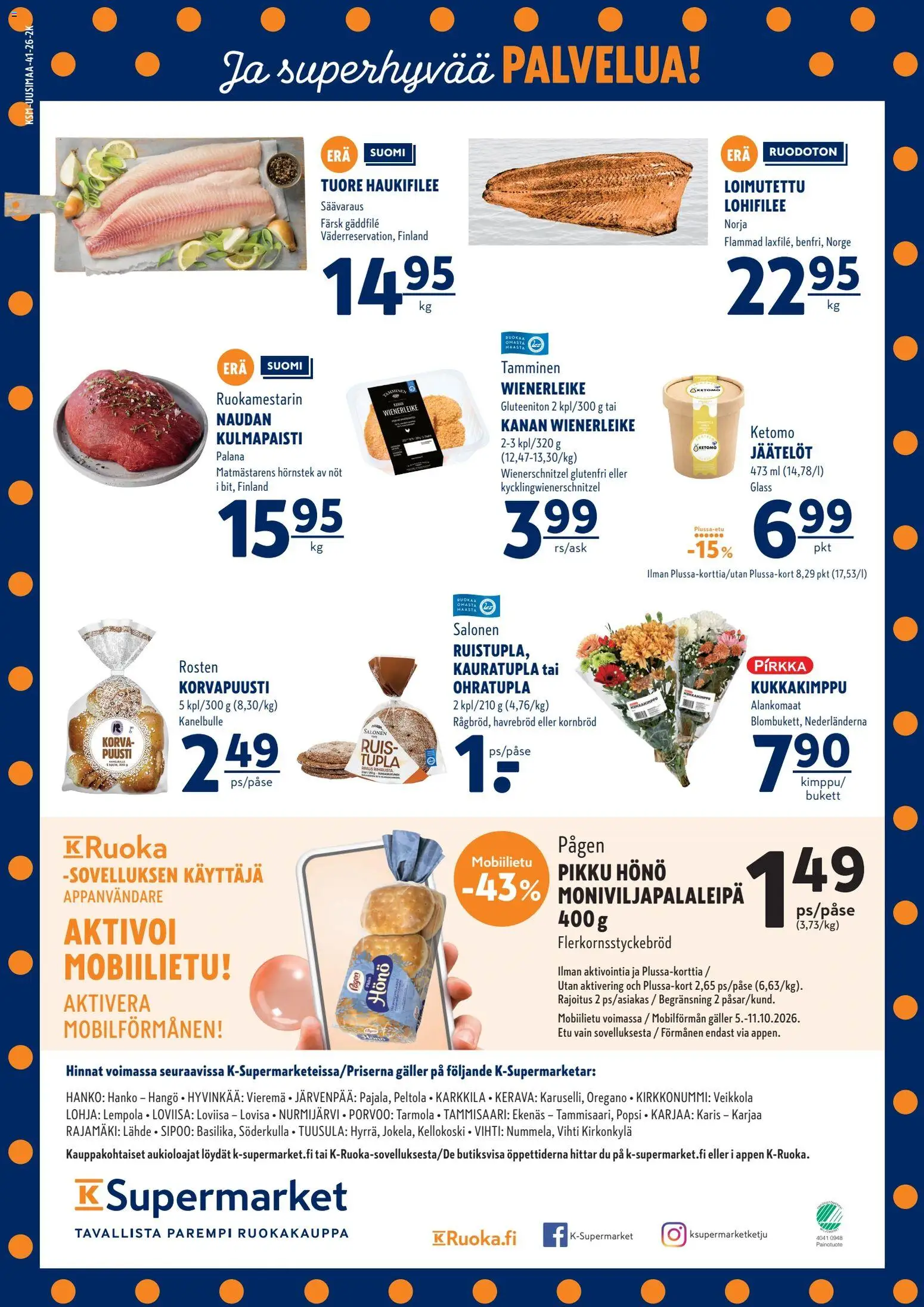 K-Supermarket tarjoukset – voimassa 08/10/2026 alkaen | Sivu: 4