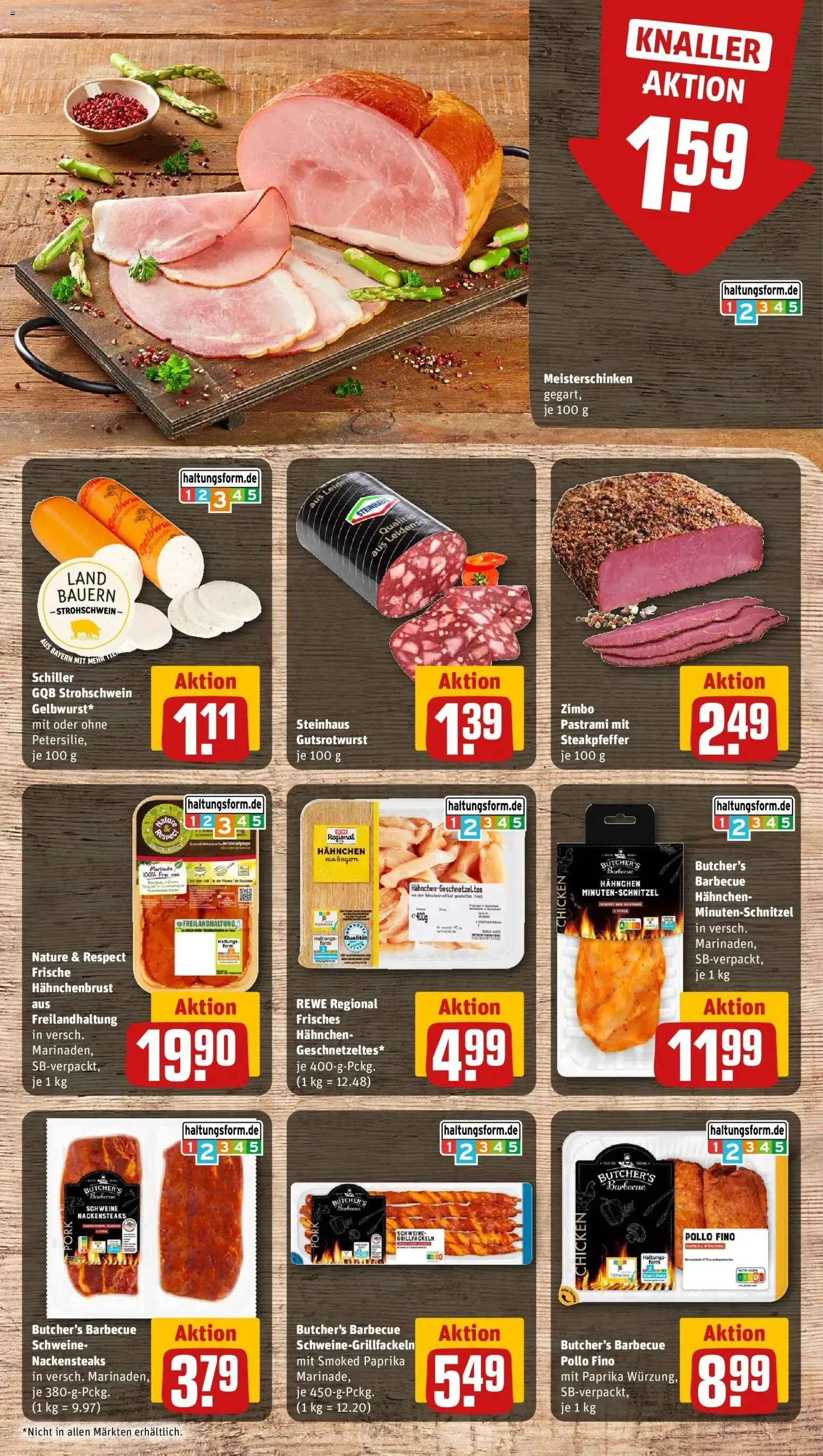 REWE Prospekt ab 31.08.2026 zum Blättern » Angebote | Seite: 8 | Produkte: Nackensteaks, Hahnchen, Paprika, Hahnchenbrust