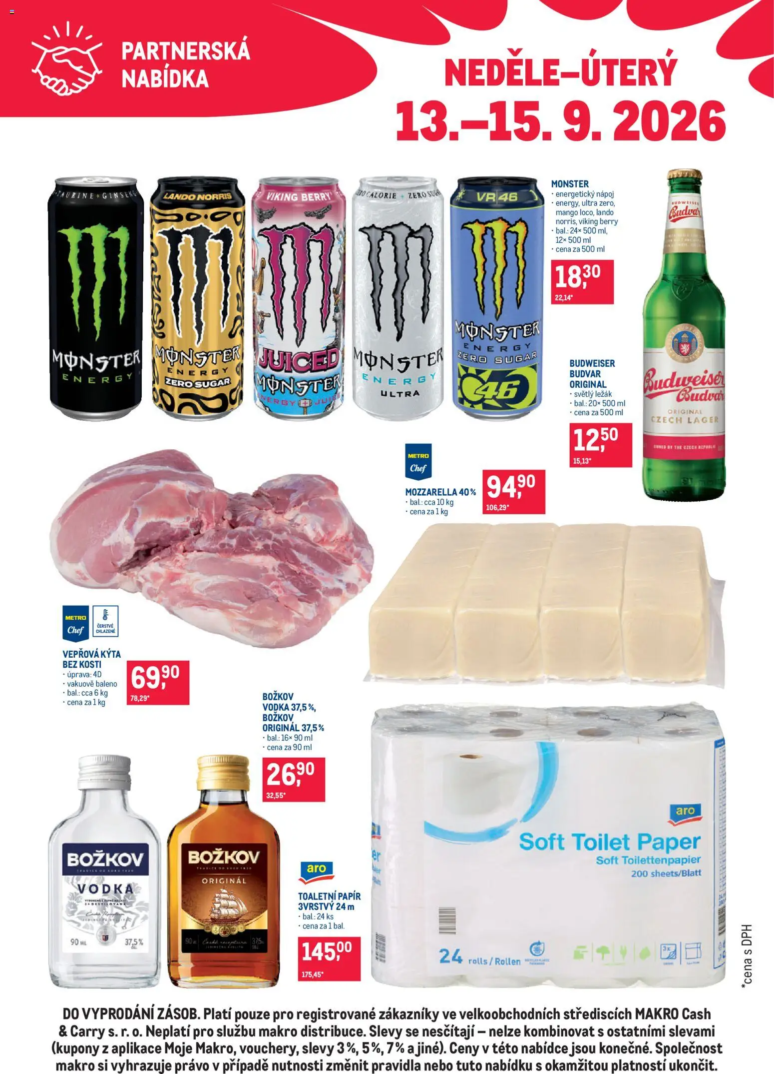 Makro leták - Partnerská nabídka od 13.09.2026 | Strana: 1
