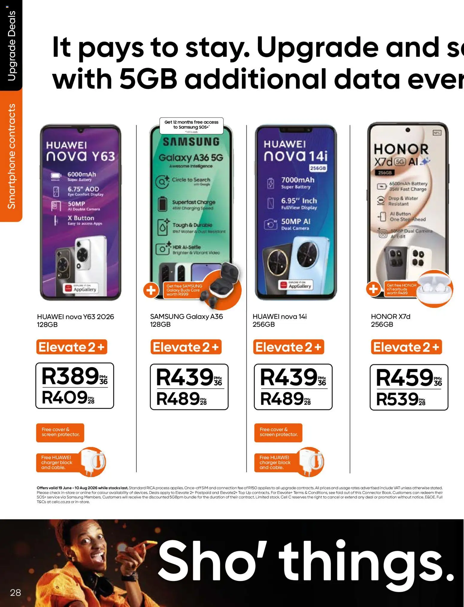 New Cell C catalogue – valid from 19.06.2026 | Page: 30