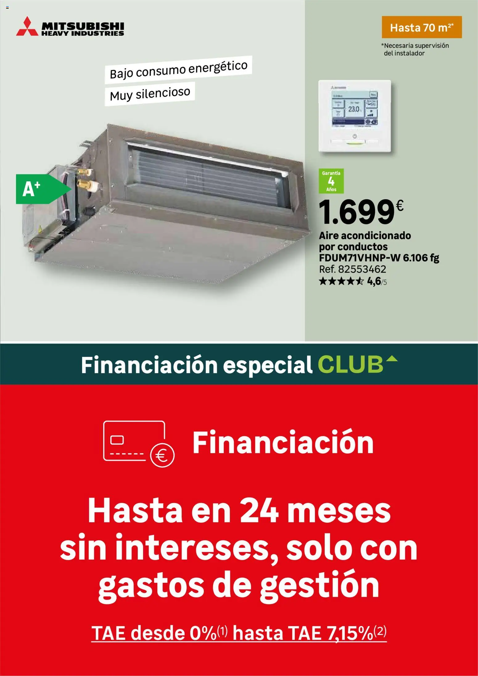 Leroy Merlin Calor en casa y mucho ahorro │ válido desde el 20/10/2026 | Página: 153 | Productos: Aire acondicionado