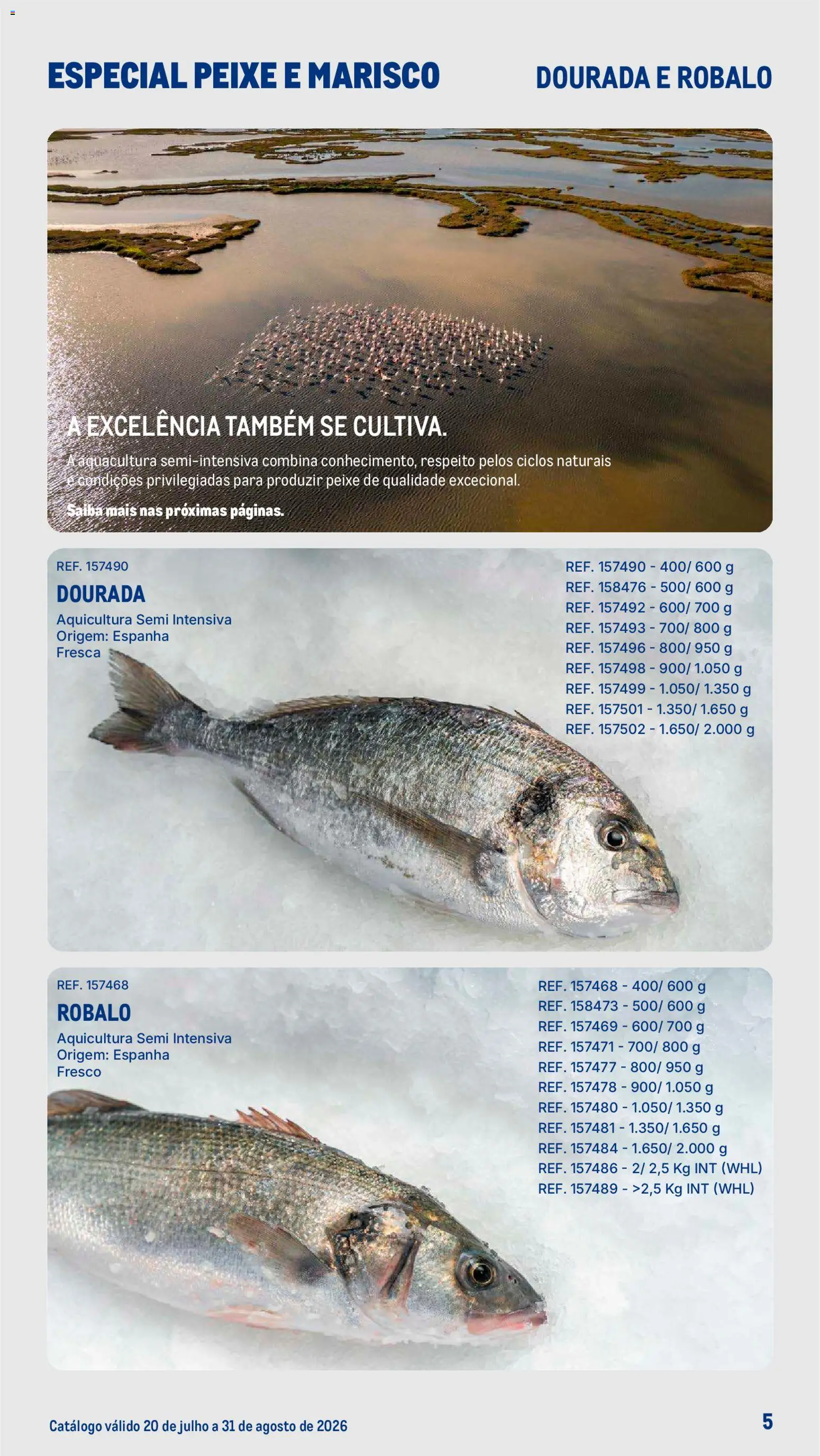 Makro Especial Peixe e Marisco │ válido de 20/07/2026 | Página: 5 | Produtos: Dourada, Peixe