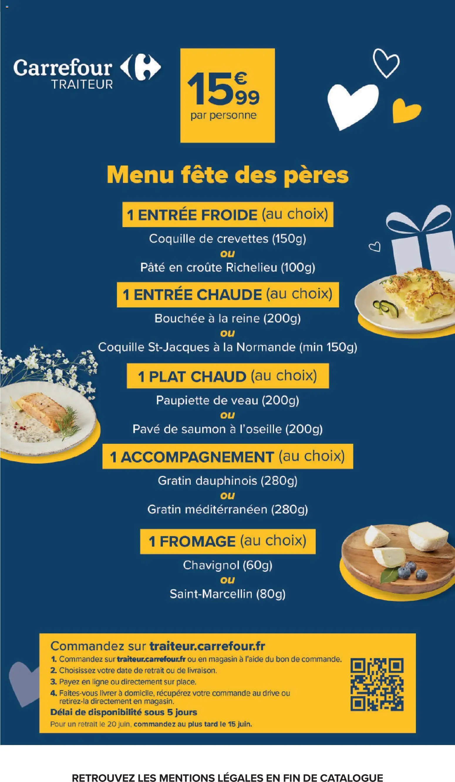 {H1} | Page: 24 | Produits: Pavé de saumon, Crevettes, Fromage, Saumon