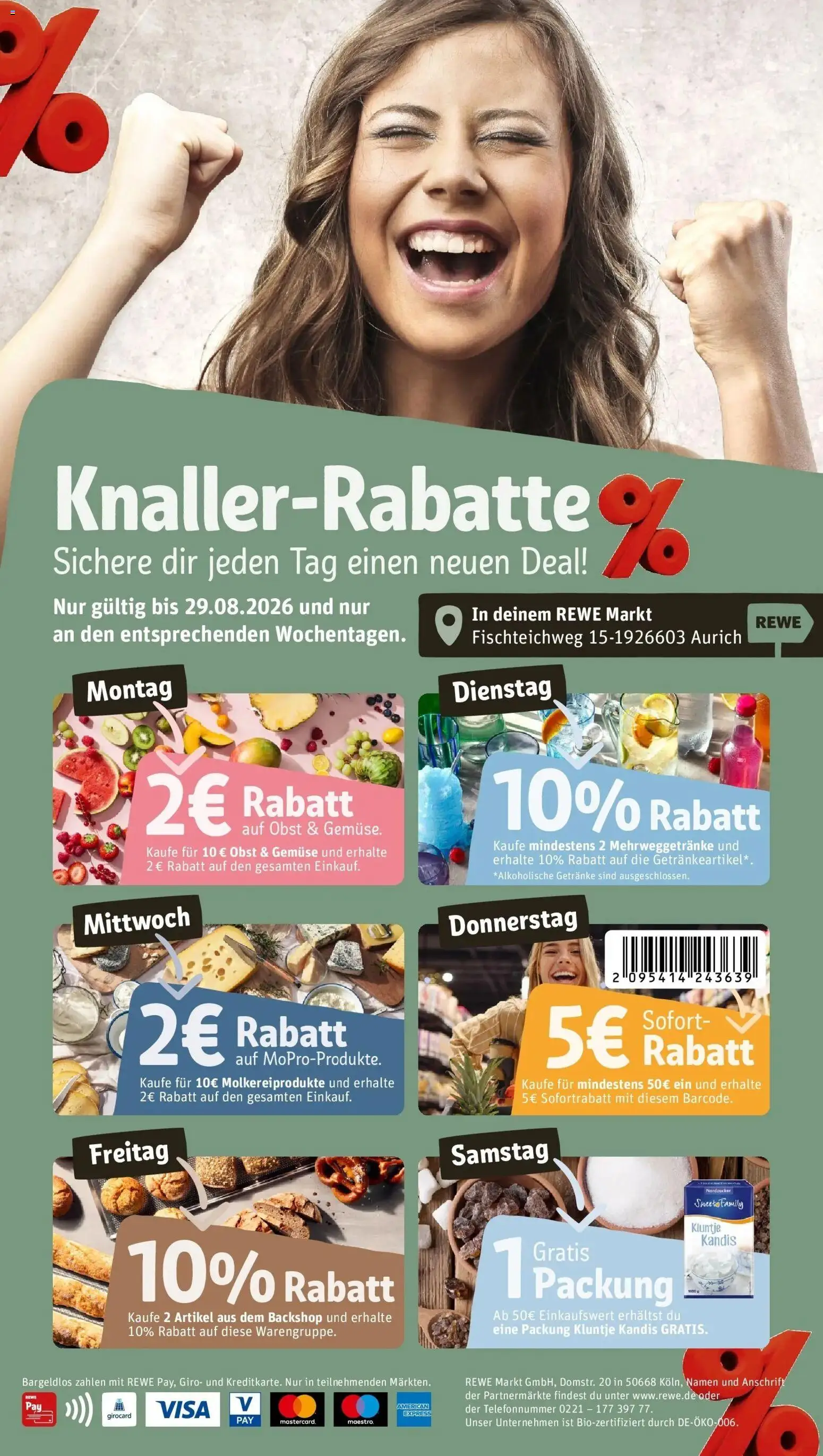 REWE Prospekt ab 10.08.2026 zum Blättern » Angebote | Seite: 2 | Produkte: Gemüse, Obst