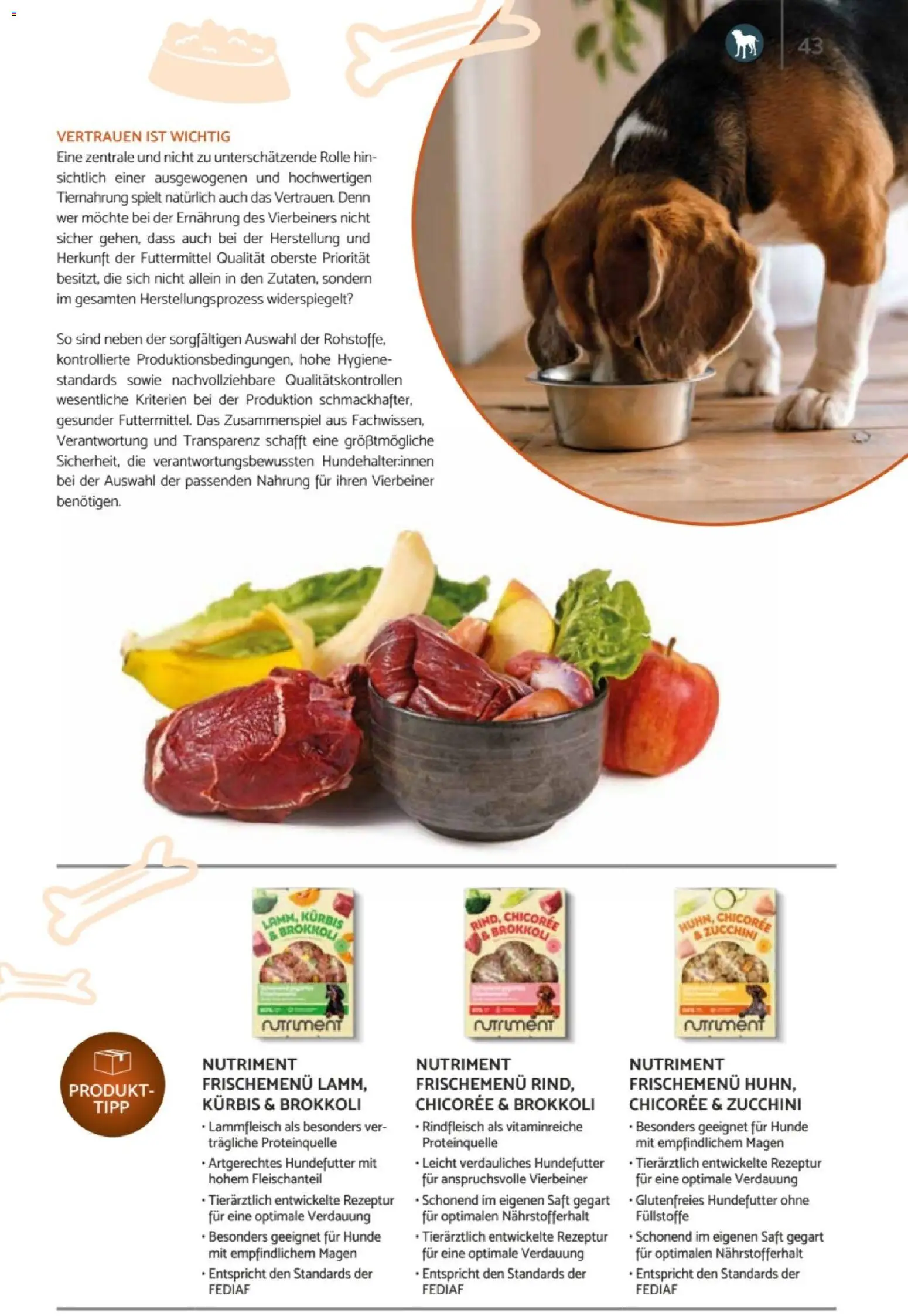 zookauf Heimtier Journal – gültig ab 01.07.2026 | Seite: 43 | Produkte: Kürbis, Saft, Zucchini, Rindfleisch