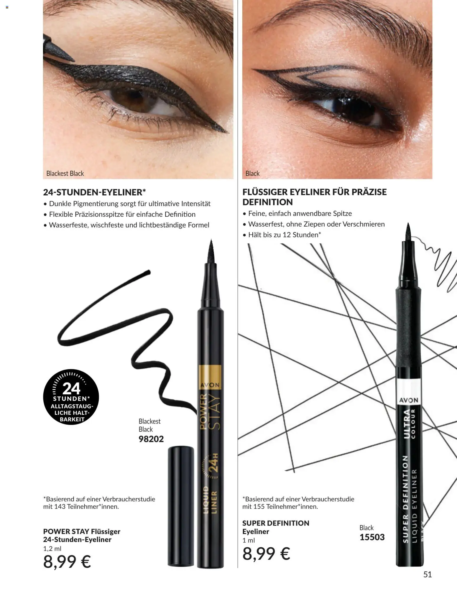 AVON Katalog Juli 2026 – gültig ab 01.07.2026 | Seite: 51 | Produkte: Eyeliner