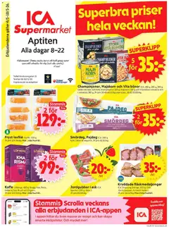 ICA Supermarket erbjudanden - Förhandsvisning av reklamblad från butik ICA Supermarket aktuell från 04.05.2026