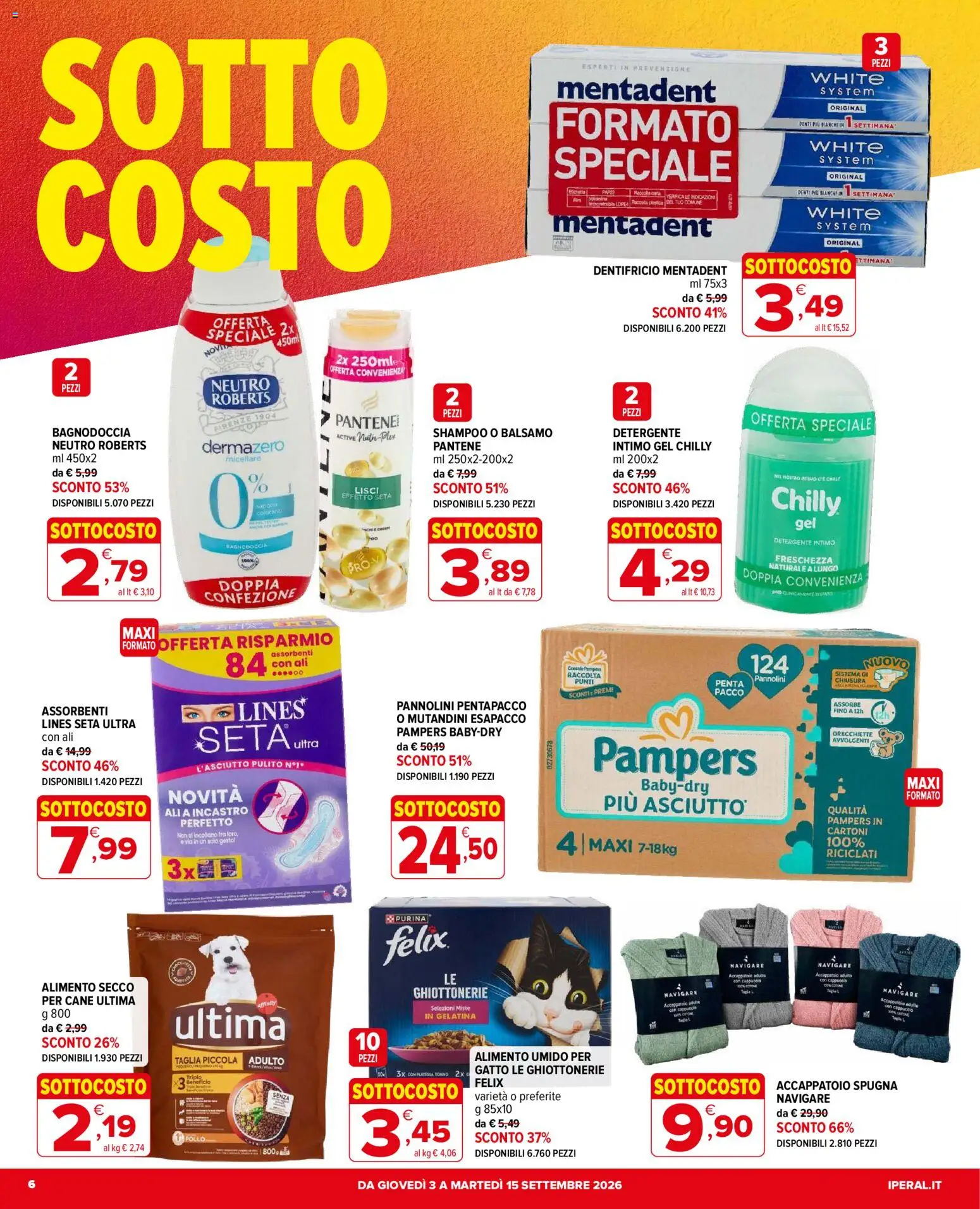 Volantino Iperal del 03/09/2026 | Pagina: 6