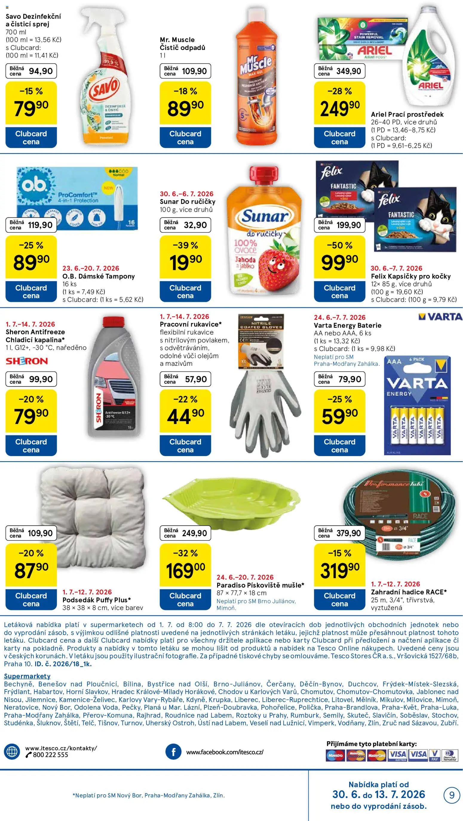 Tesco leták - Supermarket od 01.07.2026 | Strana: 9