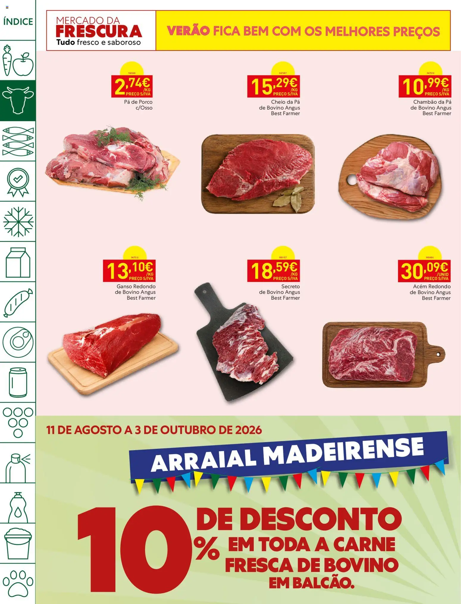 Recheio folheto Madeira │ válido de 18/08/2026 | Página: 4 | Produtos: Pá de porco, Carne, Pá, Ganso