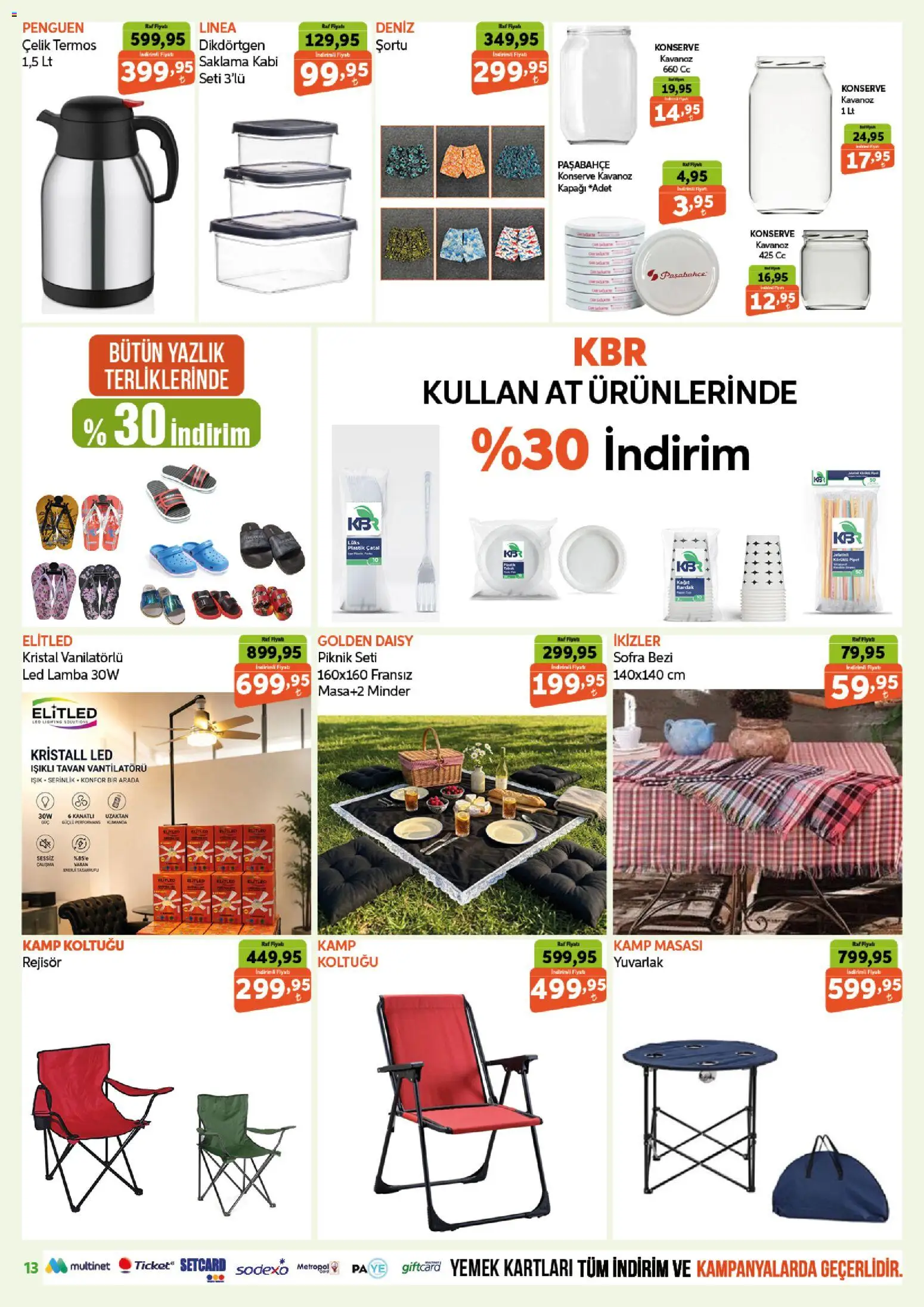 Biçen Market Katalog - 08 Eylül 2026 tarihinden itibaren geçerlidir | Sayfa: 13 | Ürünler: Led lamba, Lamba, Bardak, Termos