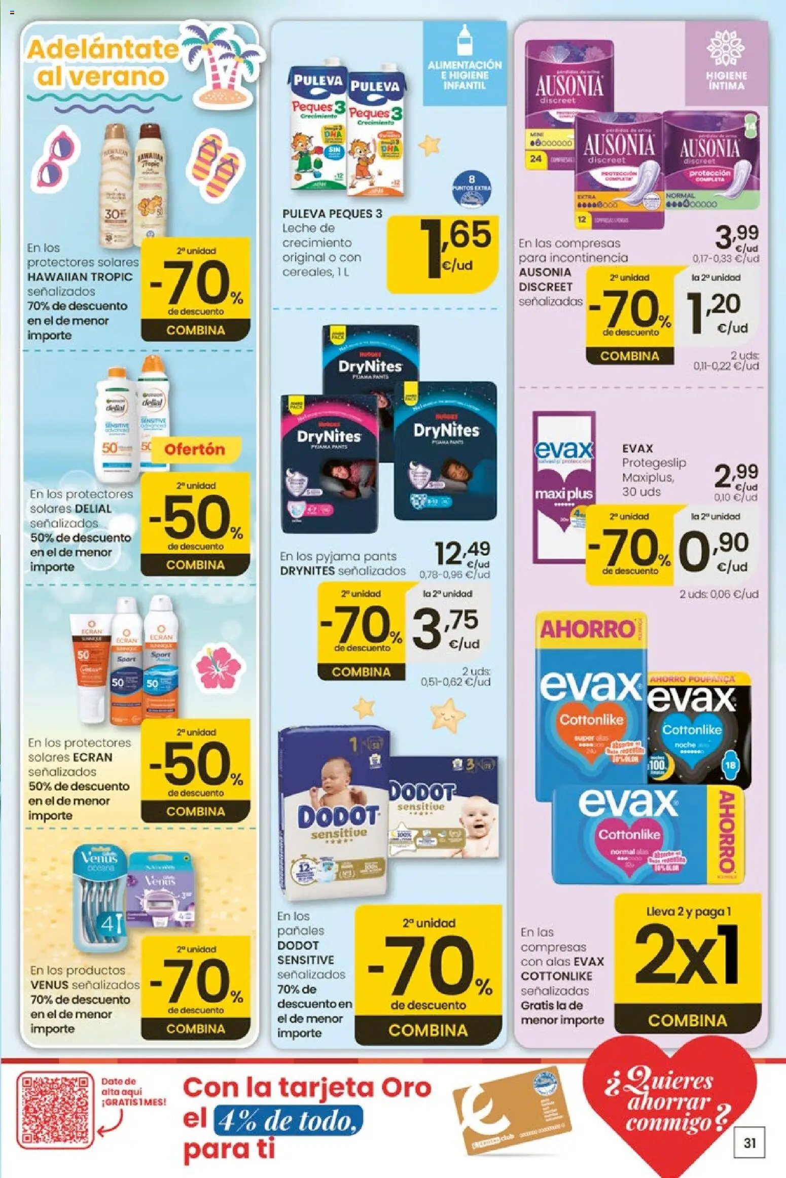 Eroski Ofertones de verano │ válido desde el 28.05.2026 | Página: 31 | Productos: Leche, Γλυφιτζούρι