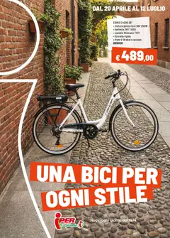 Anteprima del volantino Iper volantino Bici valido a partire dal 20.04.2026